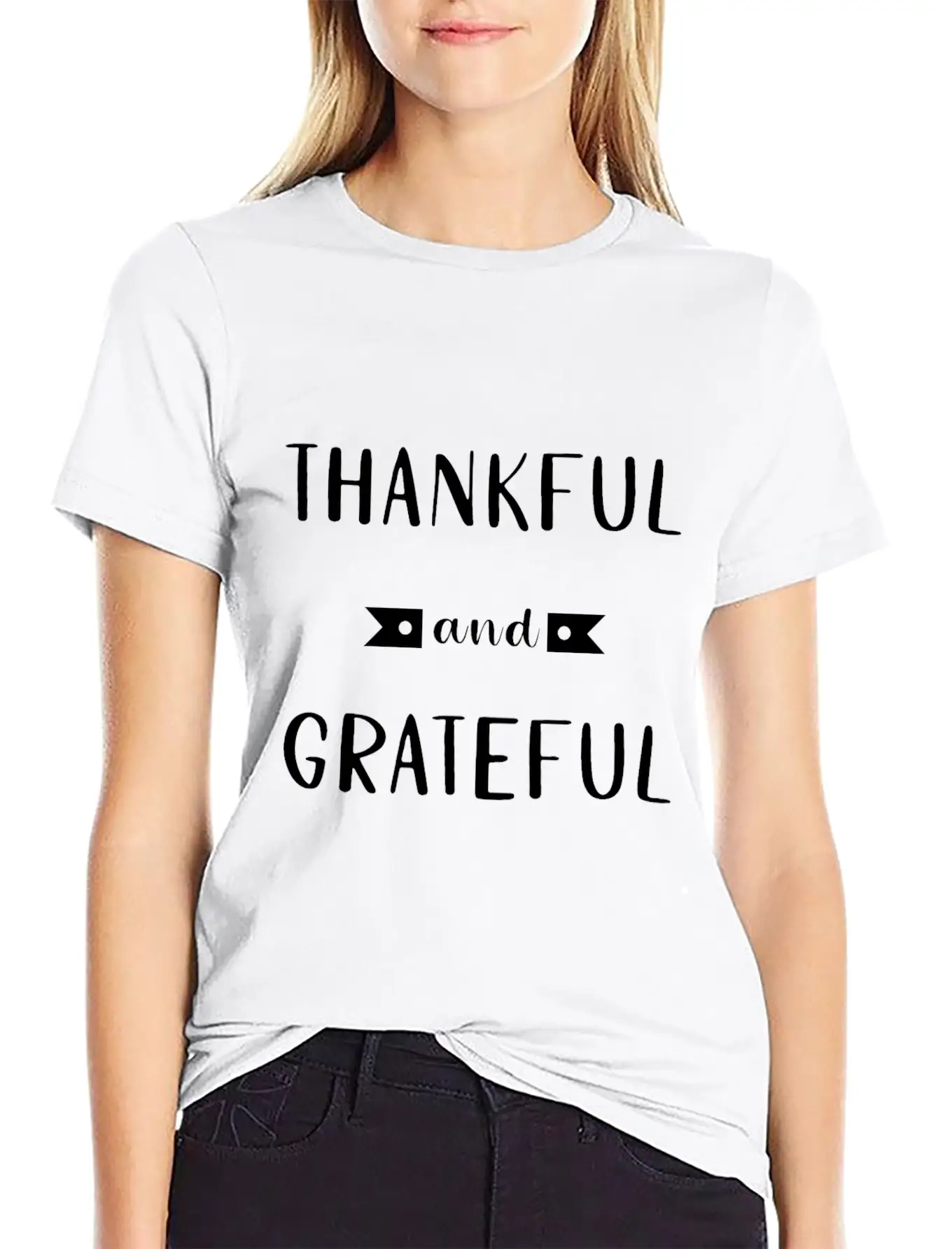 Thankful And Grateful For Life - Gratitude Essential Cotton Tee For Daily Outfits – Unisex Style