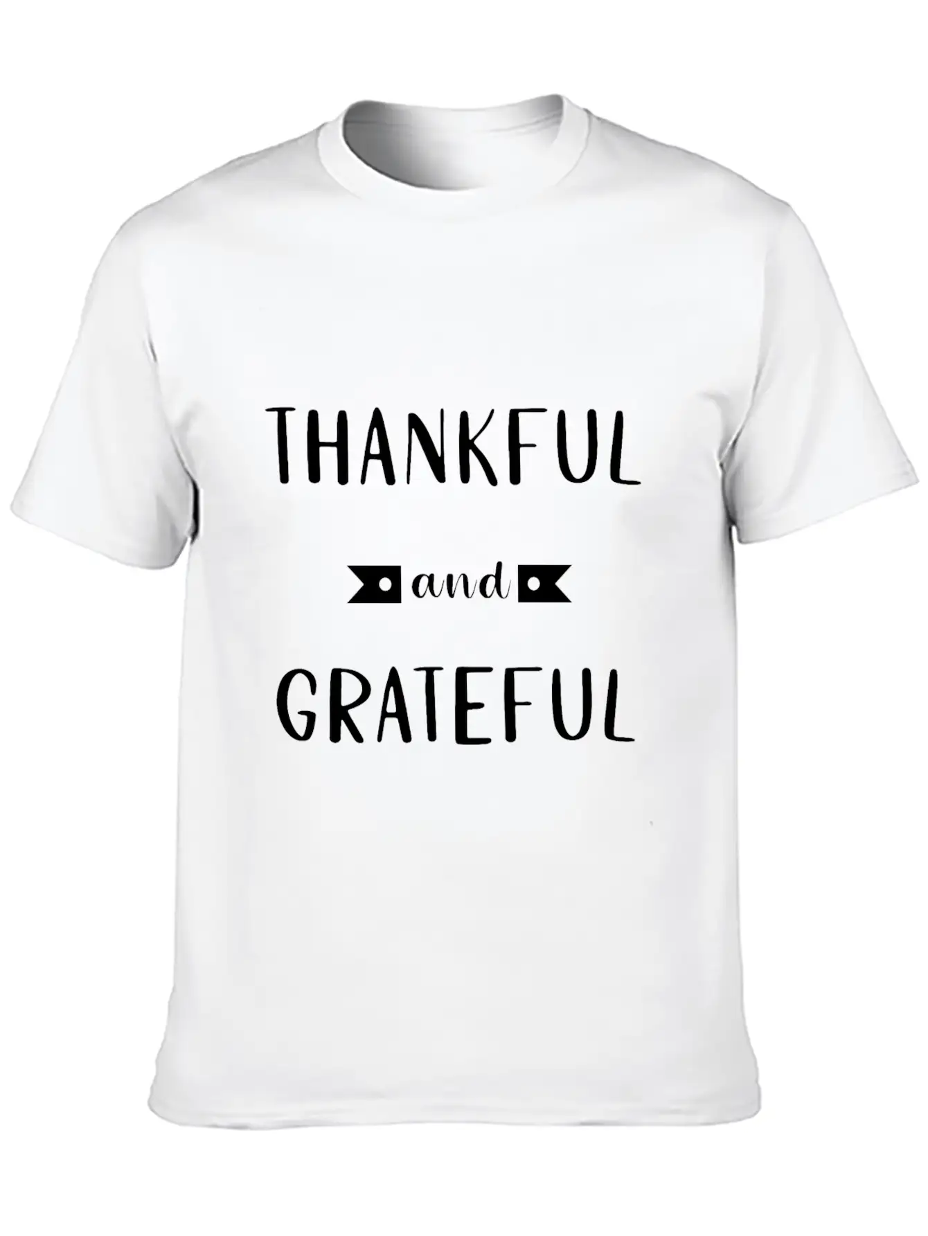 Thankful And Grateful For Life - Gratitude Essential Cotton Tee For Daily Outfits – Unisex Style