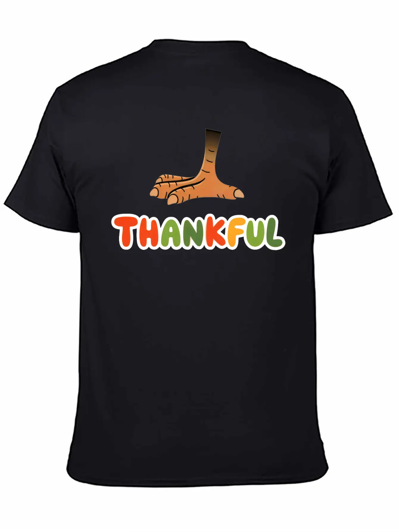 Thankful Turkey Lightweight Cotton T-Shirt – Daily Comfort Graphic Shirt