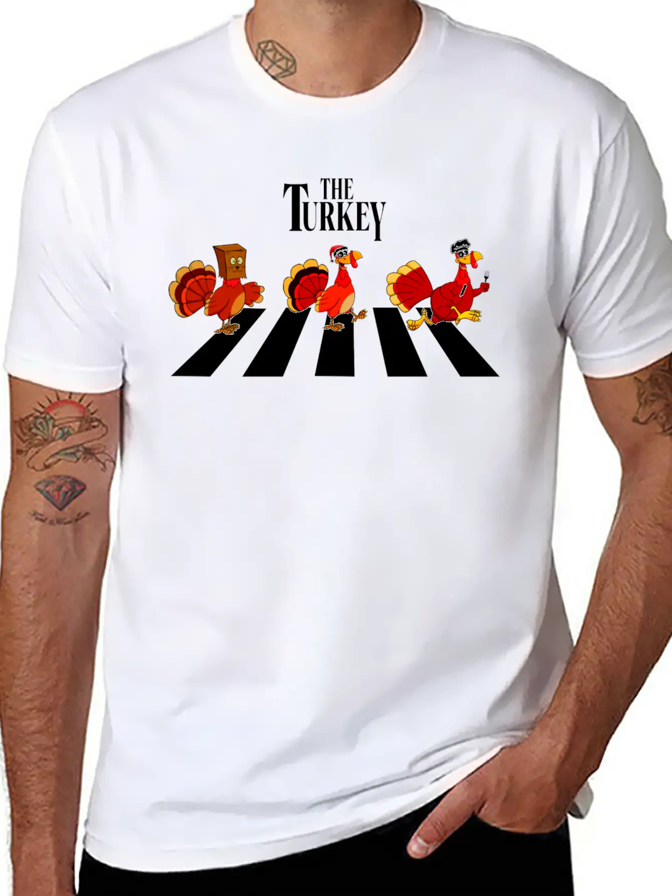 Thanksgiving Art Classic Fit Graphic Tee For Daily Comfort – Unisex Cotton Shirt