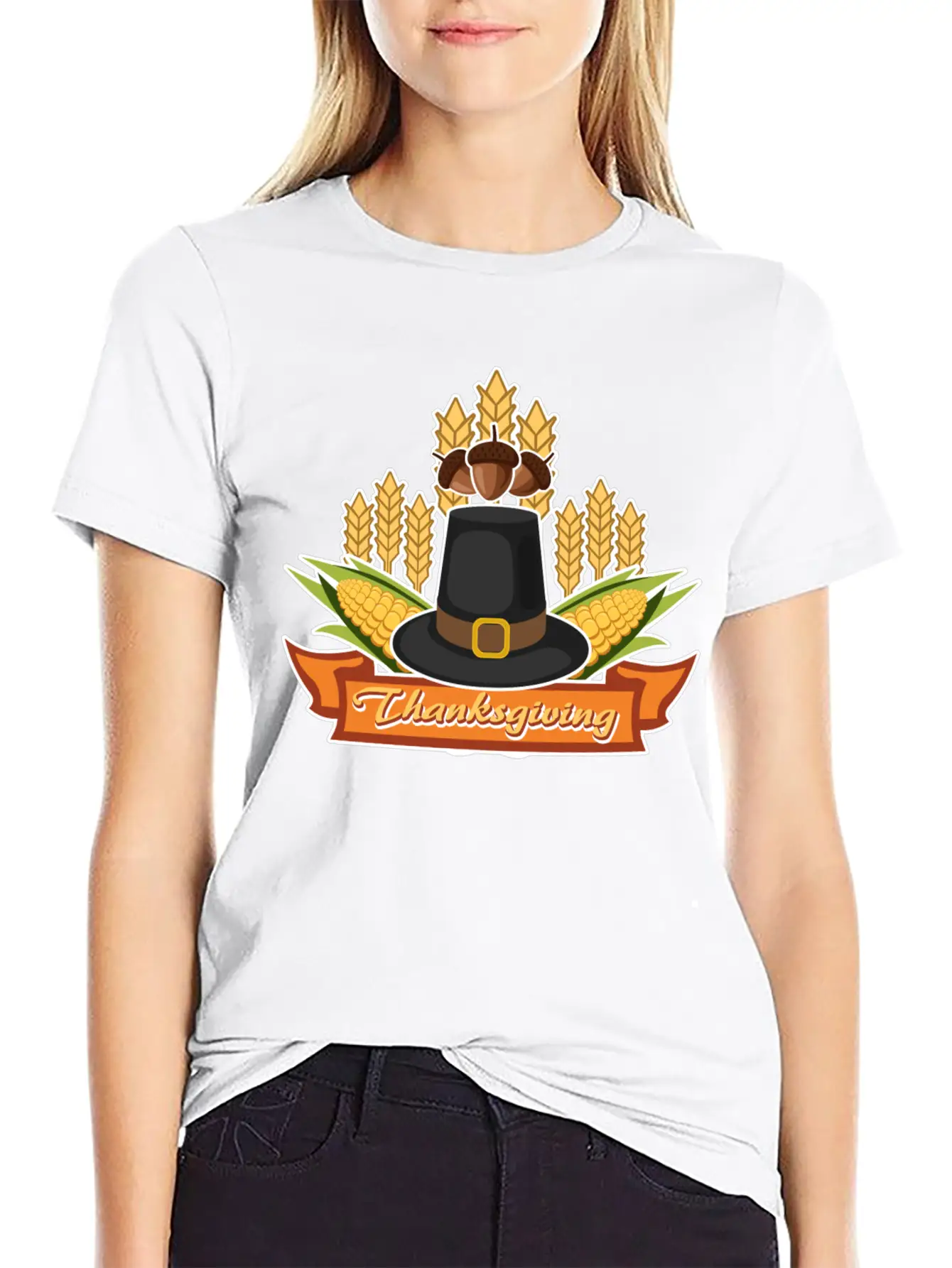 Thanksgiving1 Unisex Casual T-Shirt ��� Clean Design For Daily Comfort