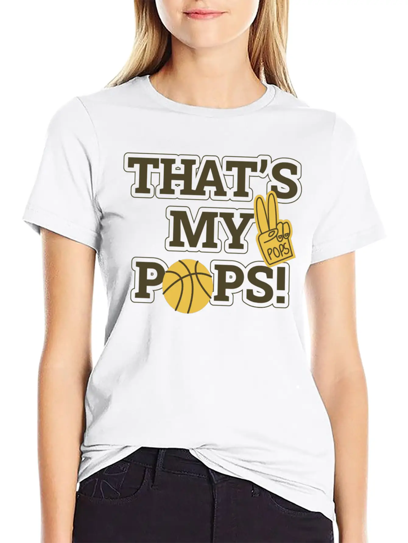 That���s My Pops Modern Fit Casual T-Shirt ��� Clean And Versatile Design