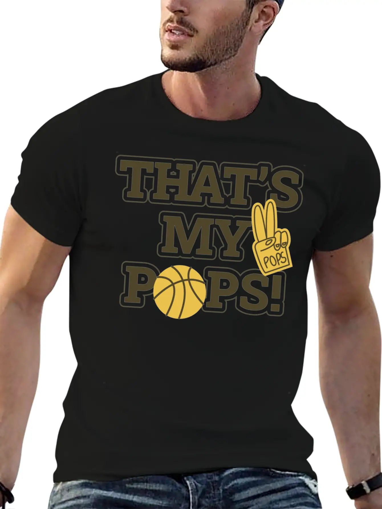 That���s My Pops Modern Fit Casual T-Shirt ��� Clean And Versatile Design