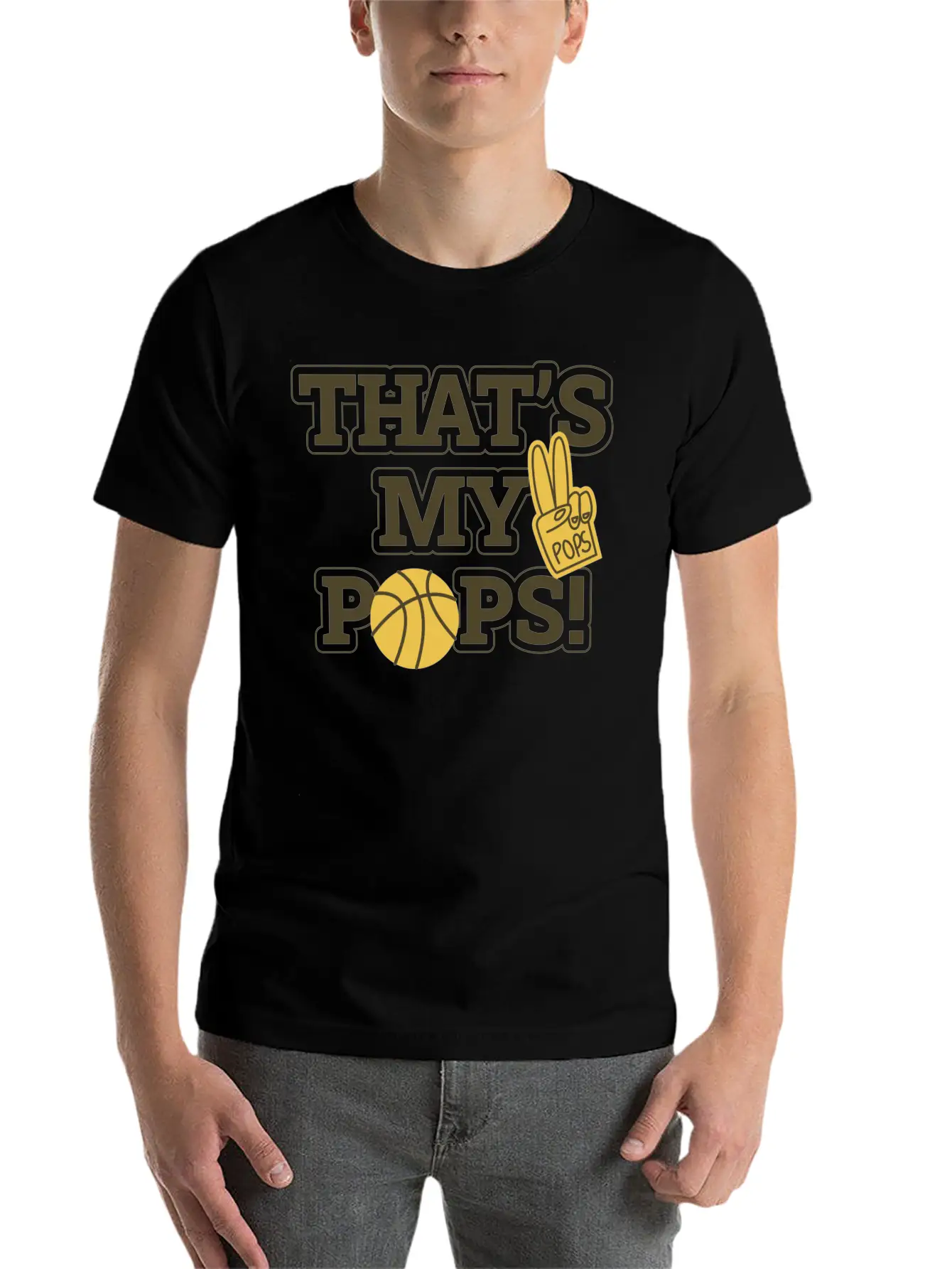 That���s My Pops Modern Fit Casual T-Shirt ��� Clean And Versatile Design