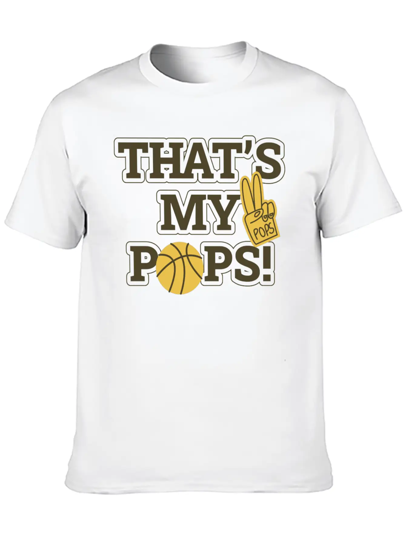 That���s My Pops Modern Fit Casual T-Shirt ��� Clean And Versatile Design