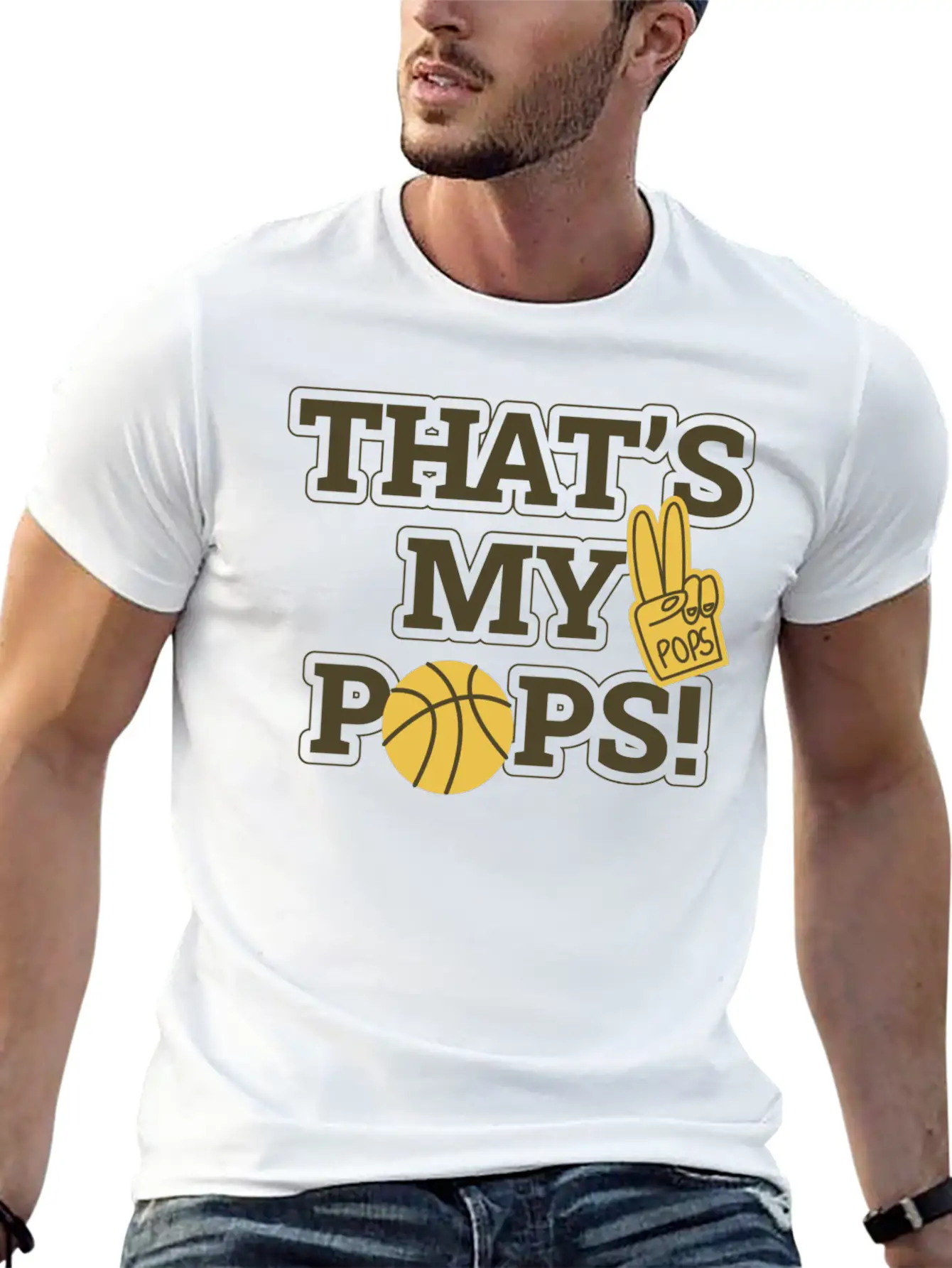 That���s My Pops Modern Fit Casual T-Shirt ��� Clean And Versatile Design