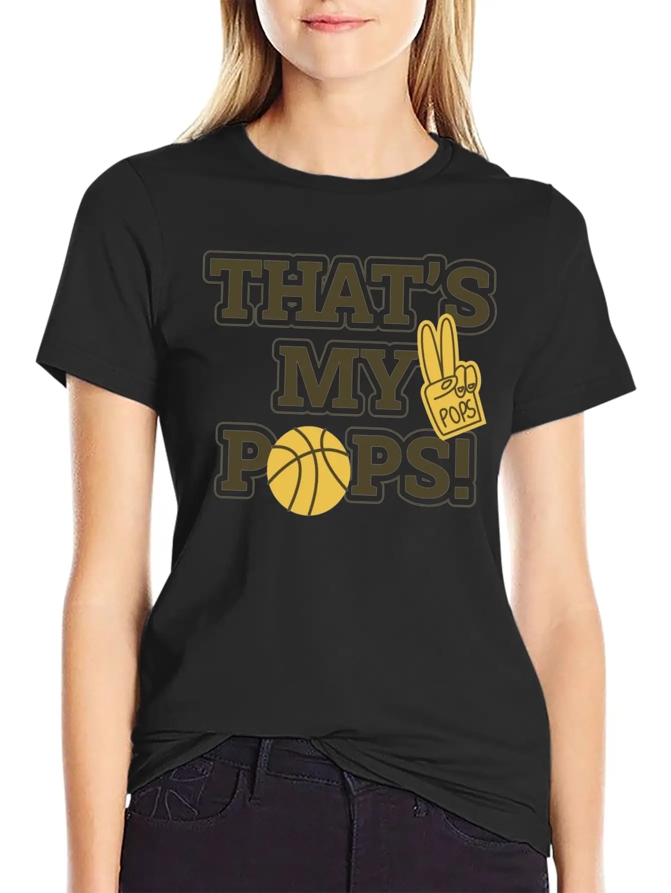 That���s My Pops Modern Fit Casual T-Shirt ��� Clean And Versatile Design