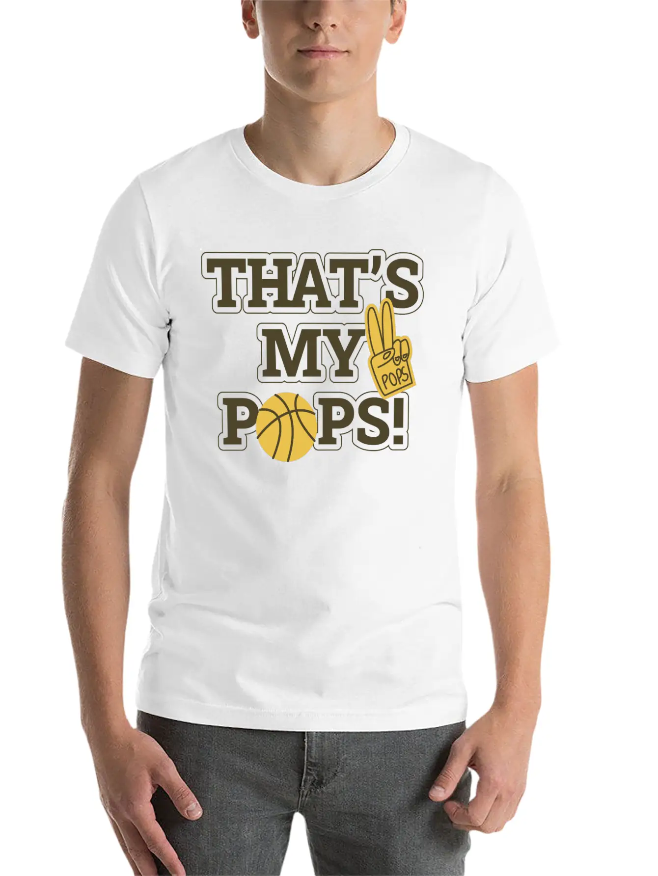 That���s My Pops Modern Fit Casual T-Shirt ��� Clean And Versatile Design