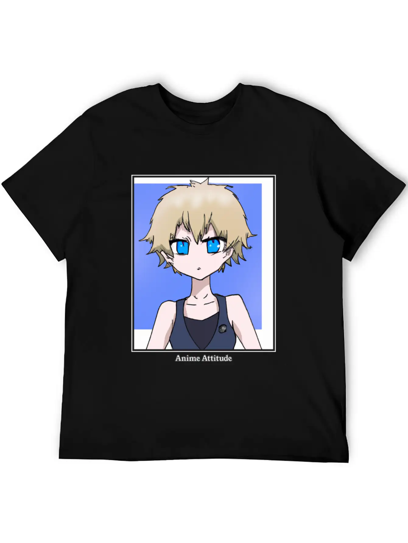 The Anime Attitude Girl Unisex Casual T-Shirt ��� Clean Design For Daily Comfort