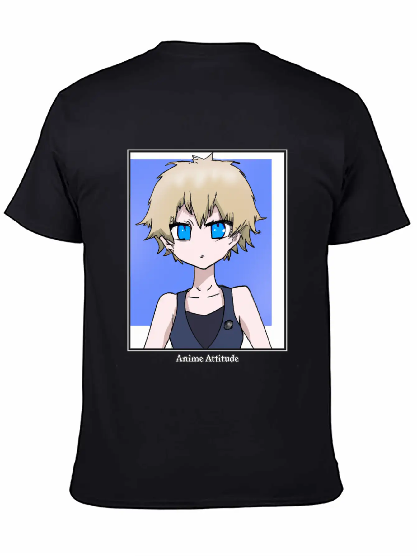 The Anime Attitude Girl Unisex Casual T-Shirt ��� Clean Design For Daily Comfort