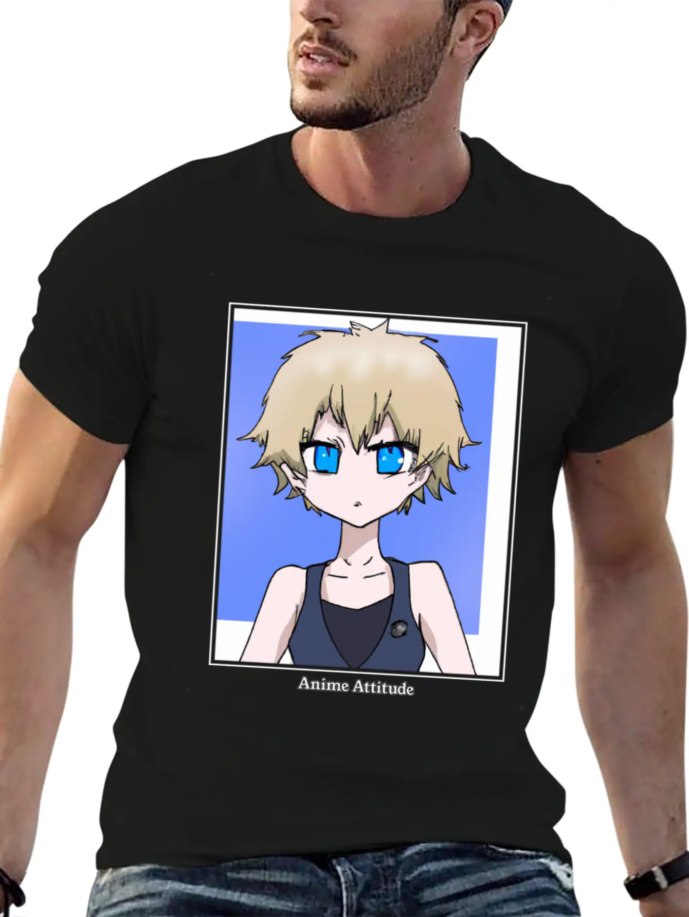 The Anime Attitude Girl Unisex Casual T-Shirt ��� Clean Design For Daily Comfort