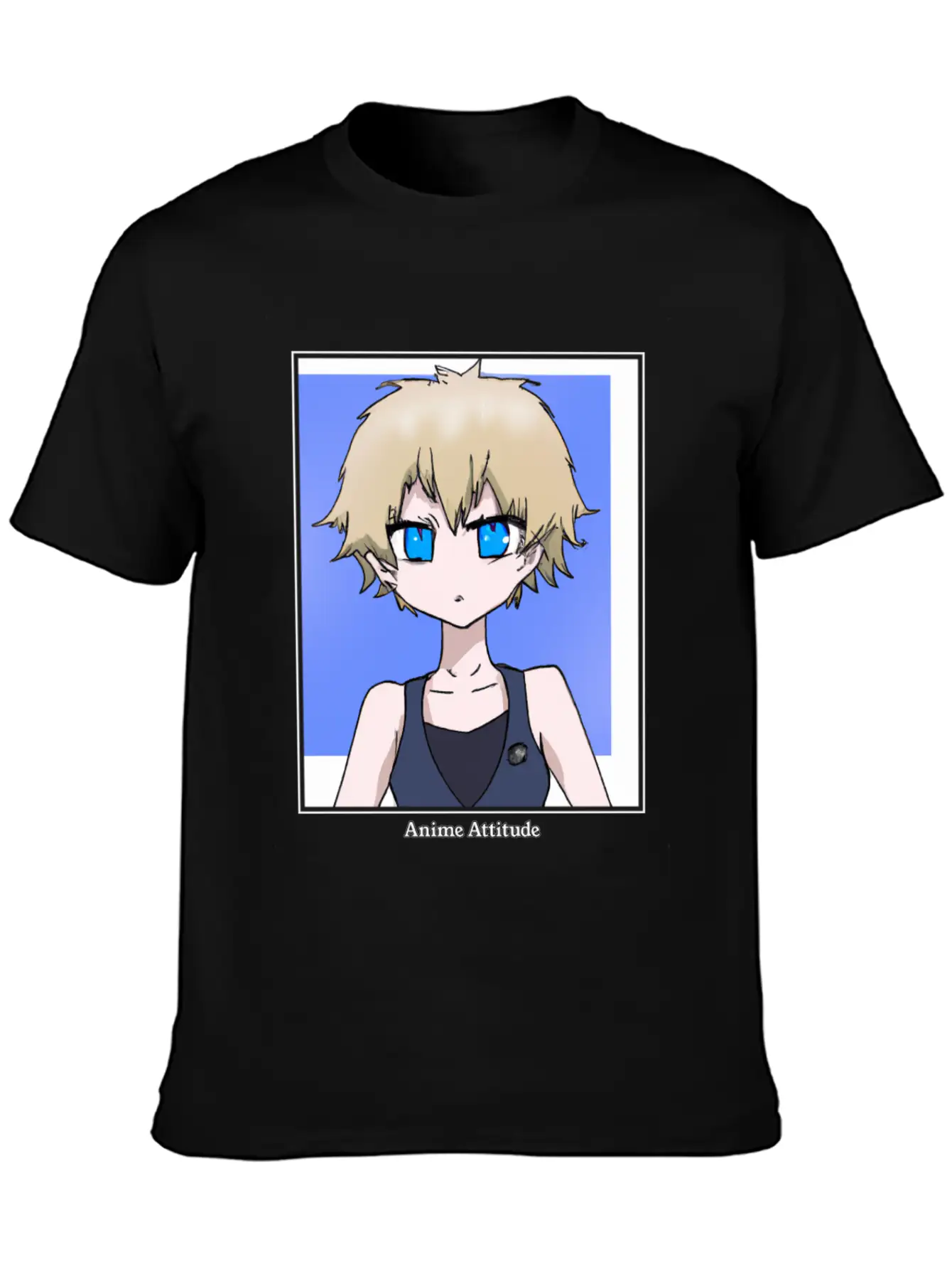 The Anime Attitude Girl Unisex Casual T-Shirt ��� Clean Design For Daily Comfort
