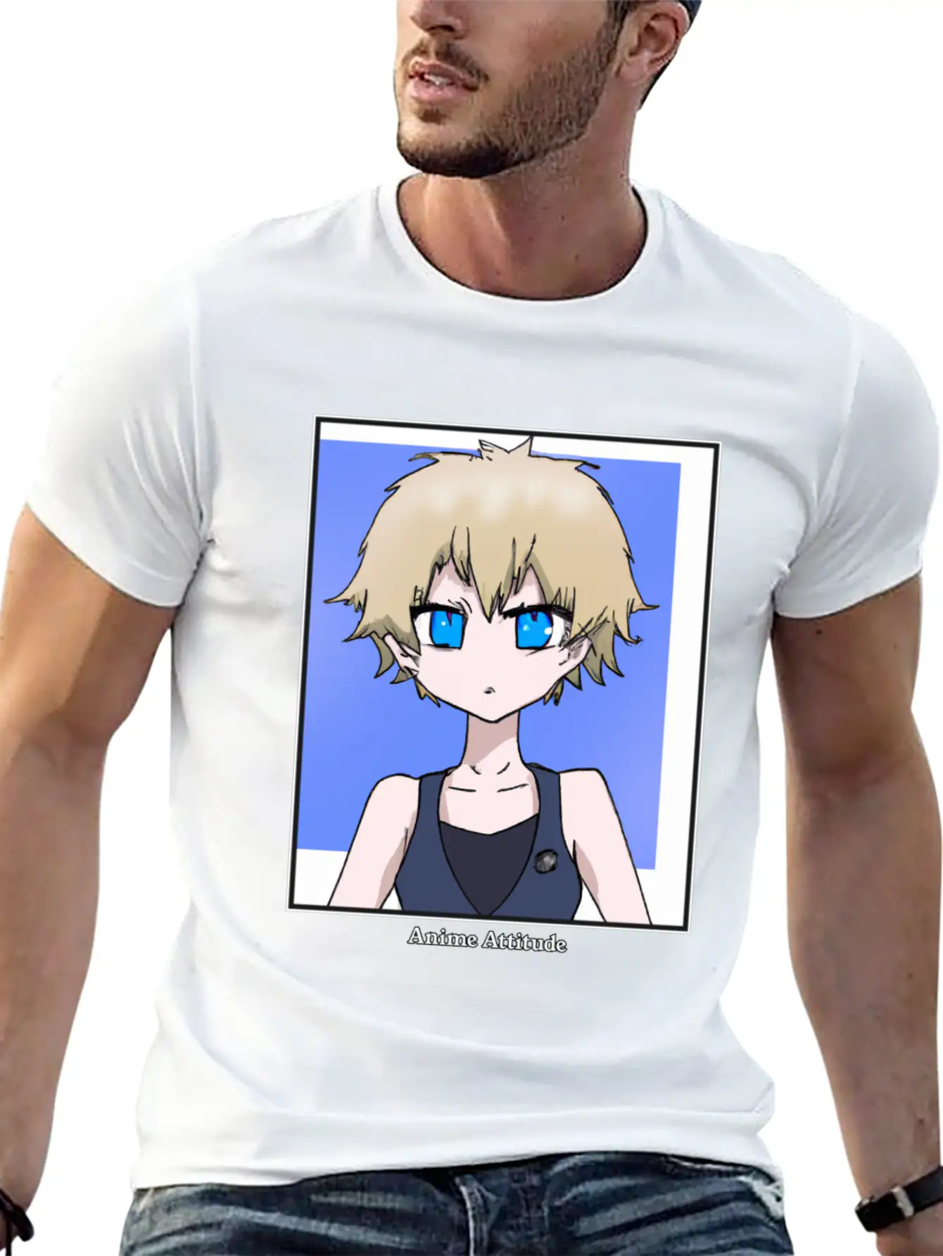 The Anime Attitude Girl Unisex Casual T-Shirt ��� Clean Design For Daily Comfort