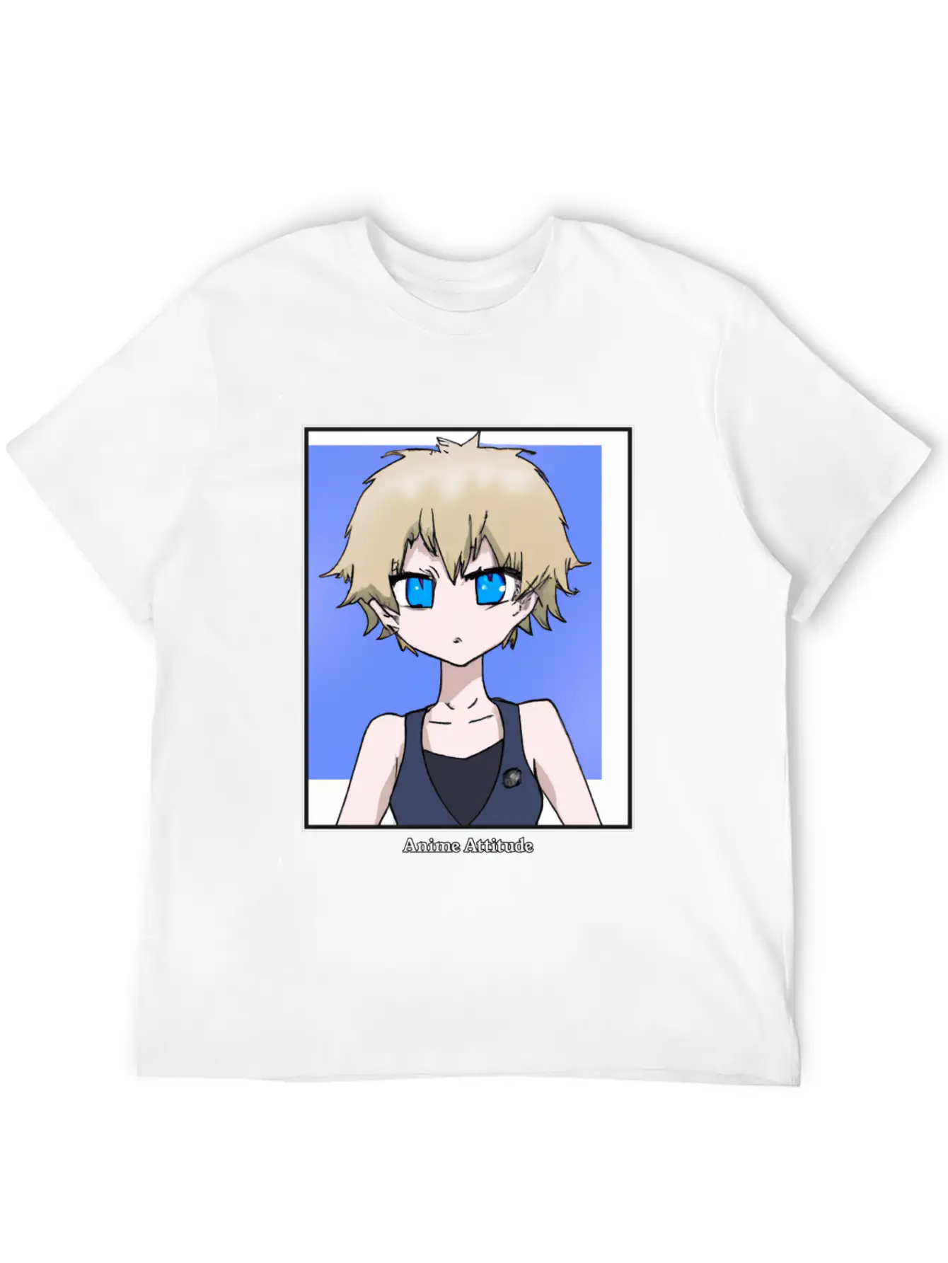 The Anime Attitude Girl Unisex Casual T-Shirt ��� Clean Design For Daily Comfort