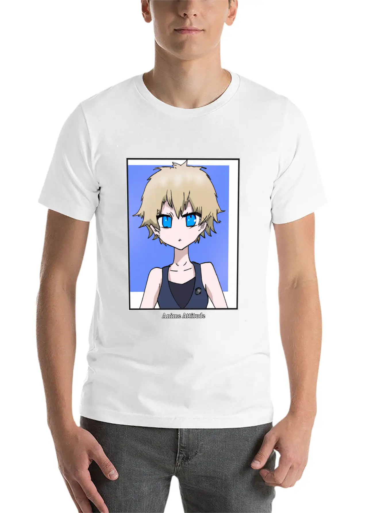 The Anime Attitude Girl Unisex Casual T-Shirt ��� Clean Design For Daily Comfort