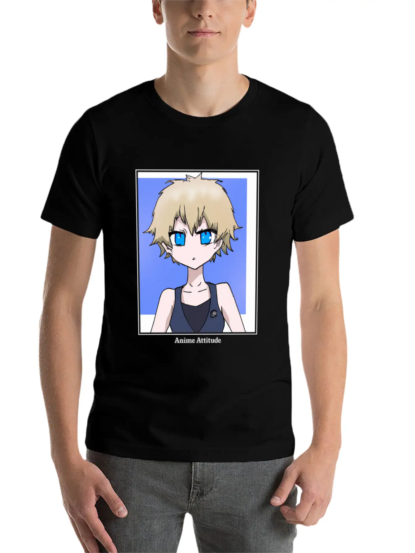 The Anime Attitude Girl Unisex Casual T-Shirt ��� Clean Design For Daily Comfort