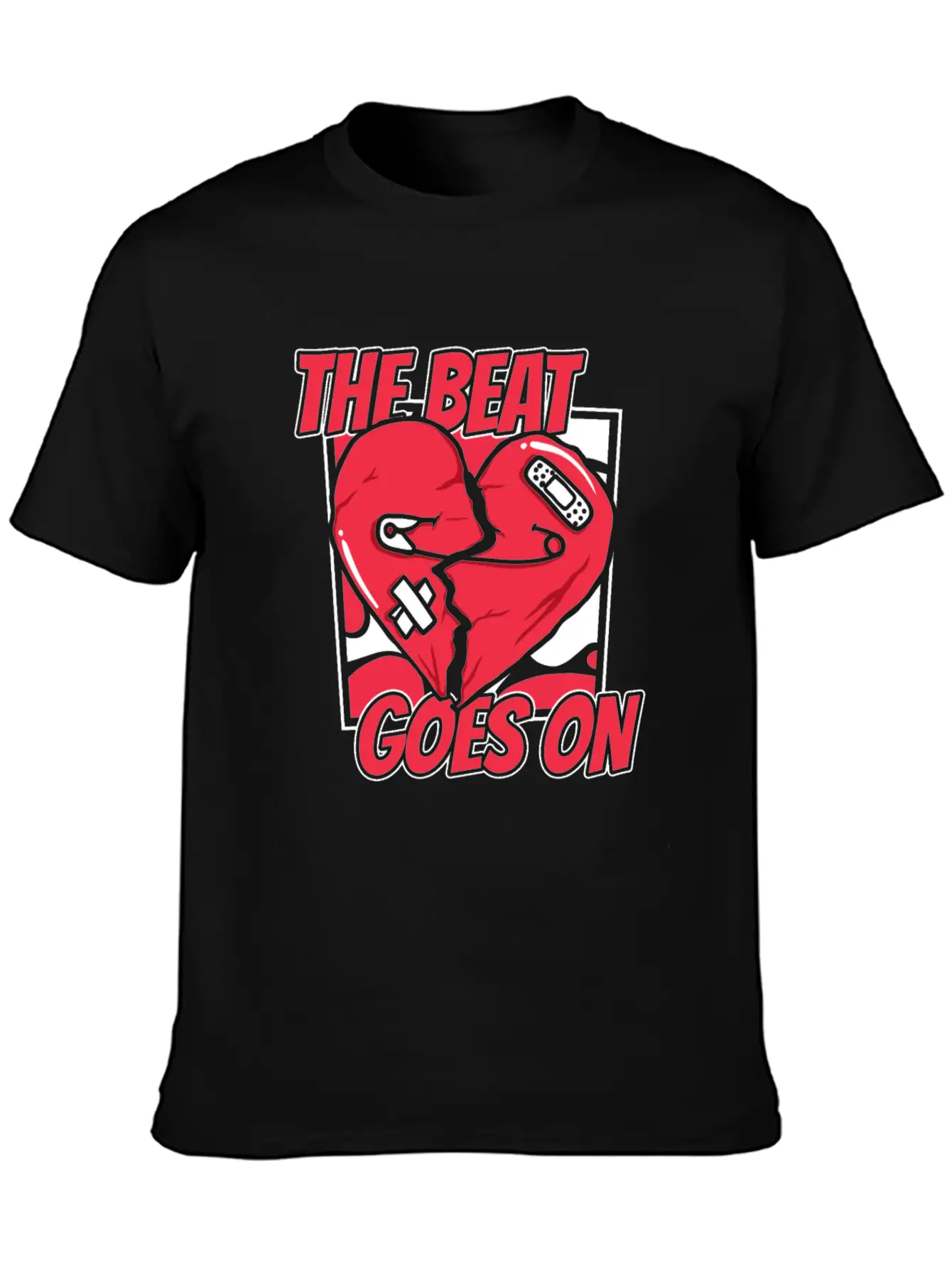 The Beat Goes On Pacemakers Catheter Open Heart Classic Fit Graphic Tee For Daily Comfort – Unisex Cotton Shirt