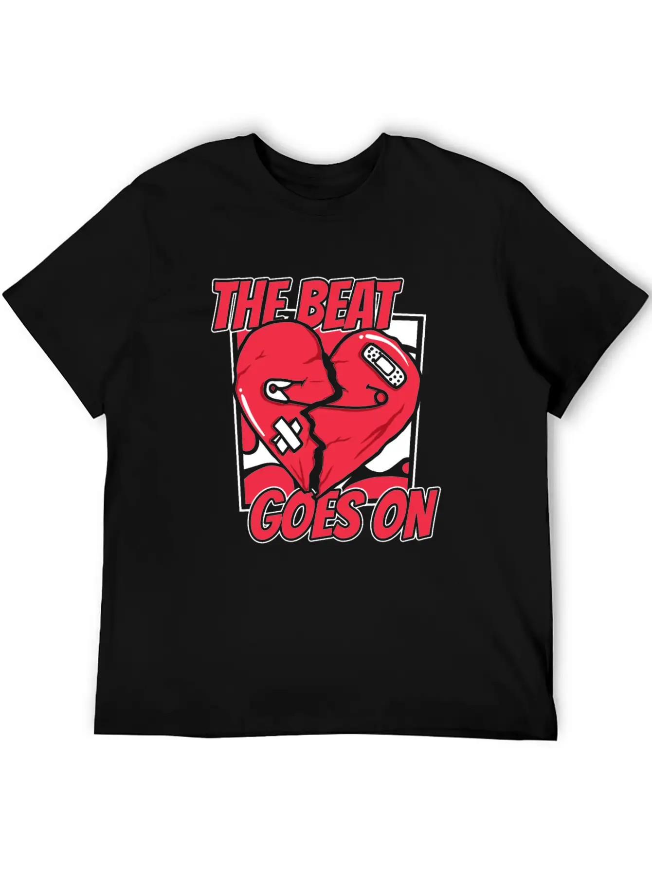 The Beat Goes On Pacemakers Catheter Open Heart Classic Fit Graphic Tee For Daily Comfort – Unisex Cotton Shirt