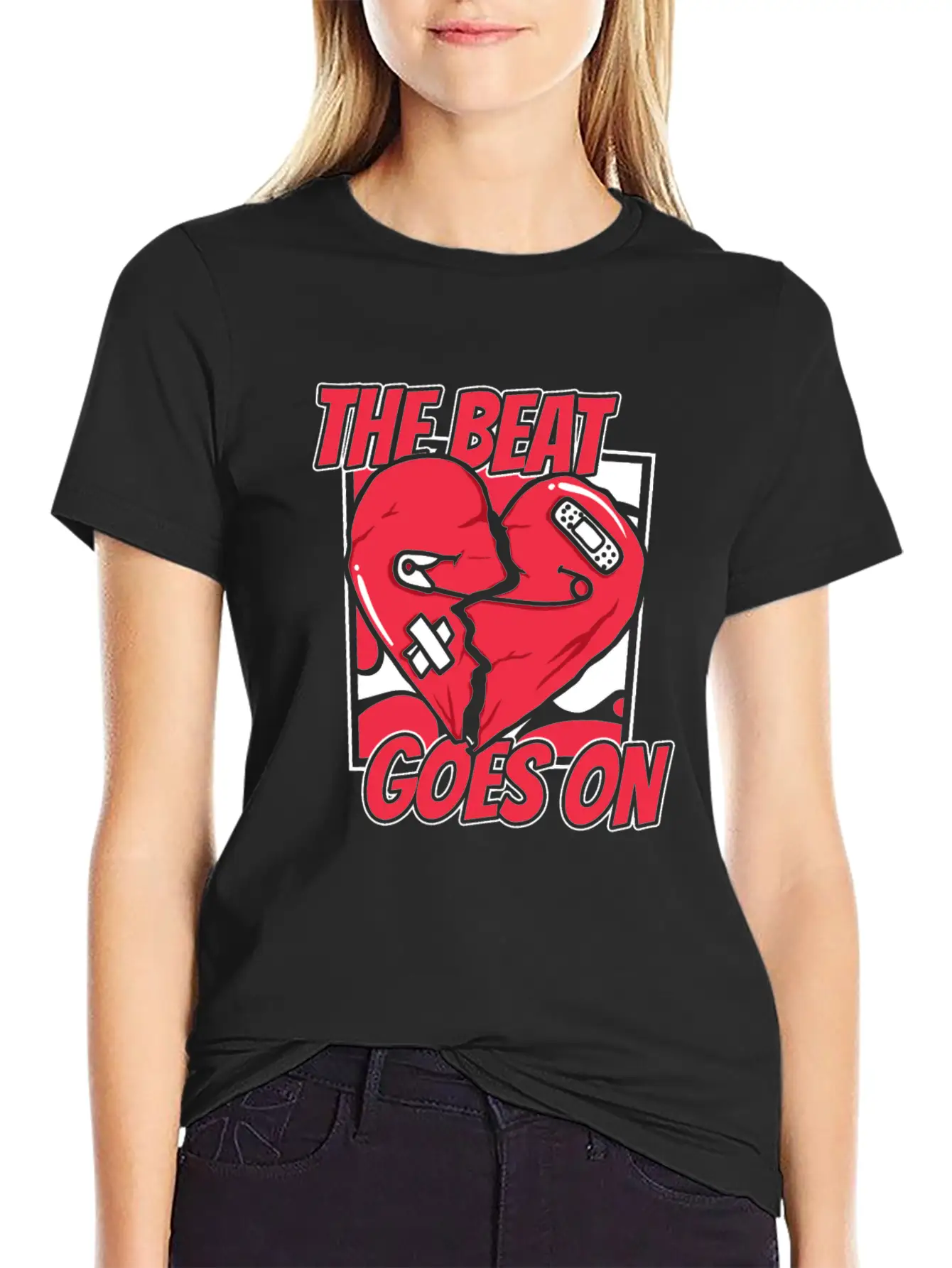 The Beat Goes On Pacemakers Catheter Open Heart Classic Fit Graphic Tee For Daily Comfort – Unisex Cotton Shirt