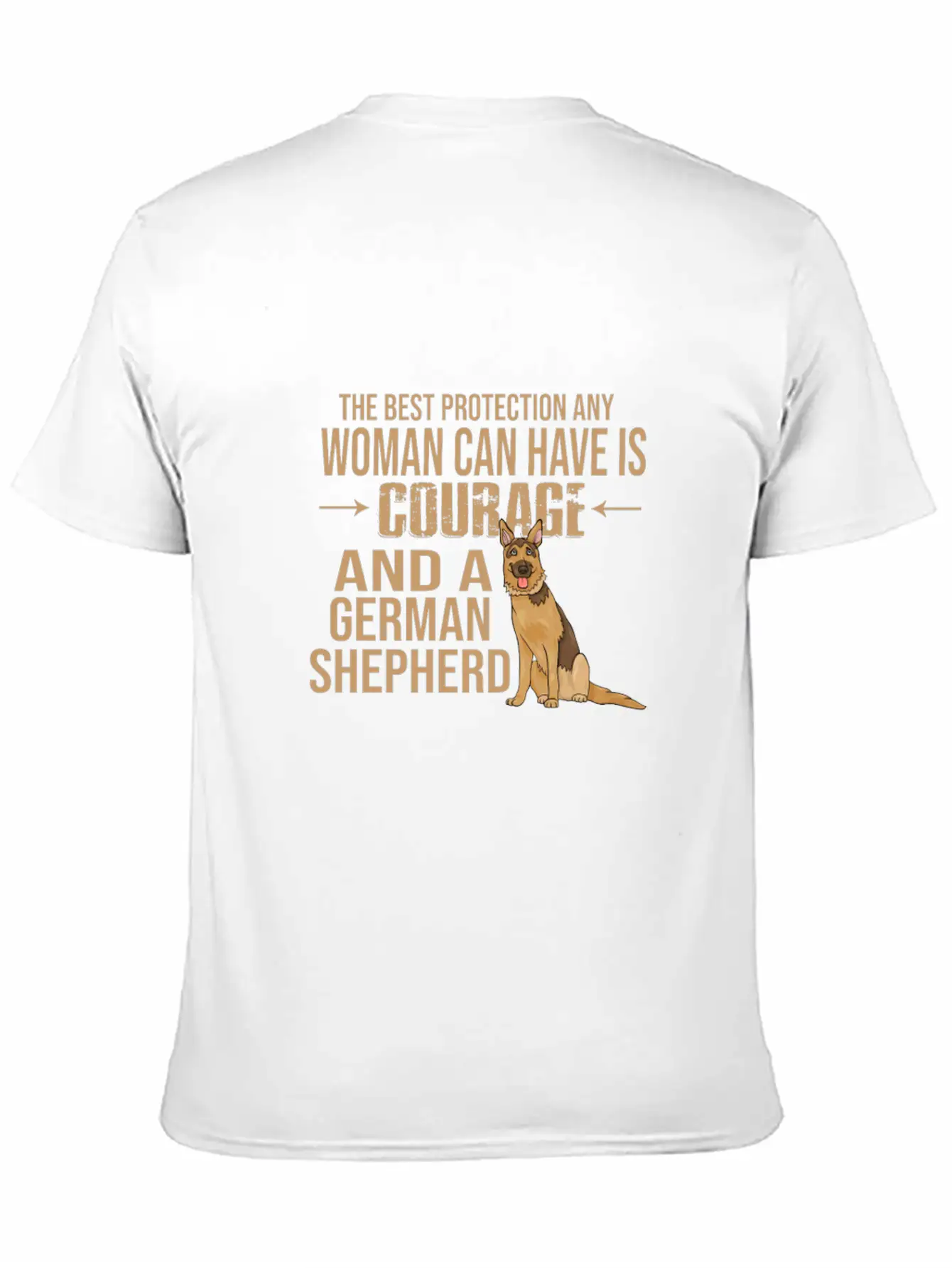 The Best Protection Any Woman Can Have Is Courage Unisex Casual T-Shirt – Clean Design For Daily Comfort