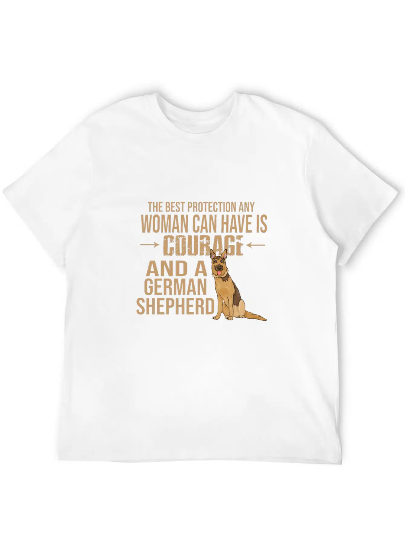 The Best Protection Any Woman Can Have Is Courage Unisex Casual T-Shirt – Clean Design For Daily Comfort