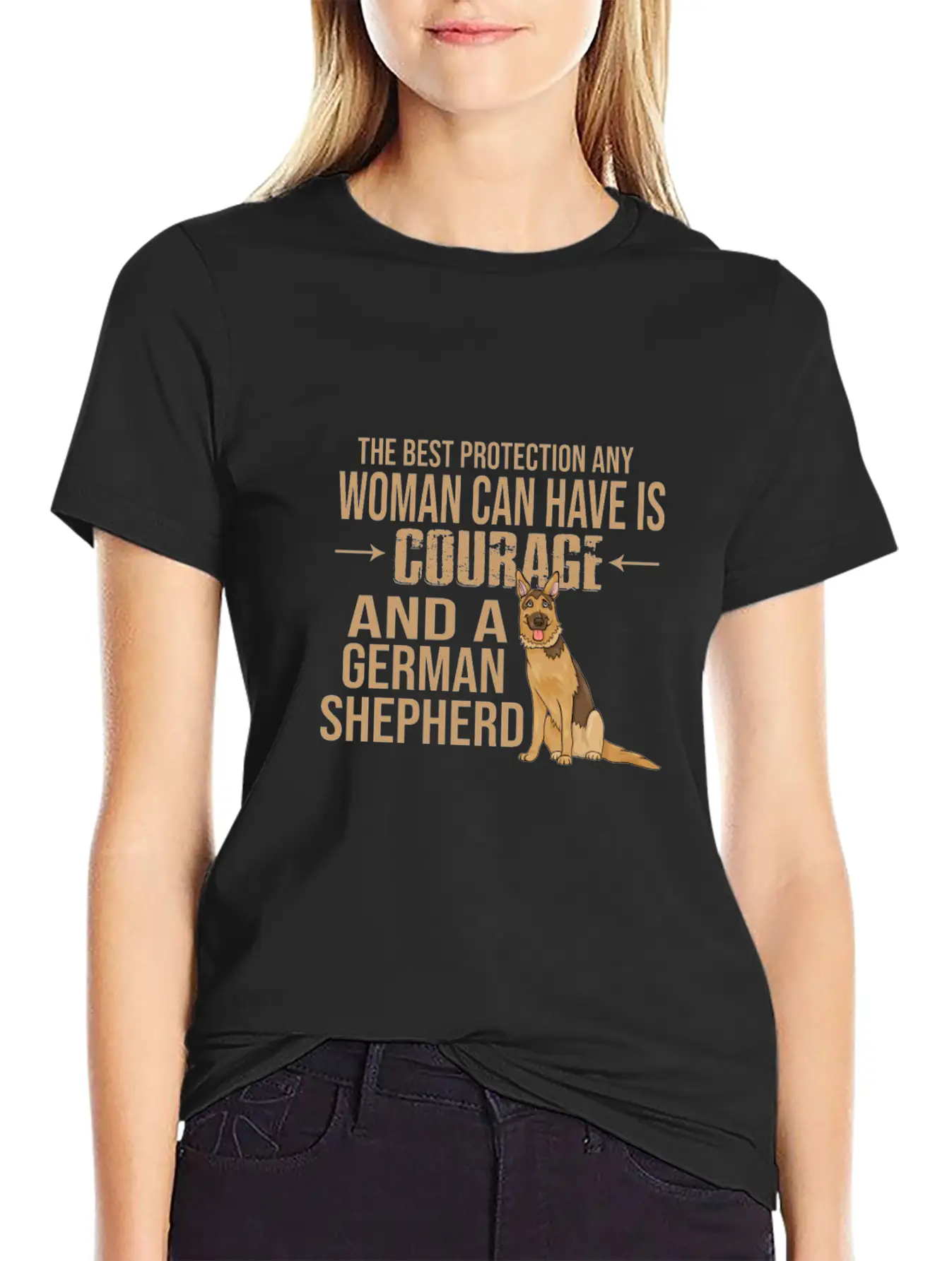 The Best Protection Any Woman Can Have Is Courage Unisex Casual T-Shirt – Clean Design For Daily Comfort