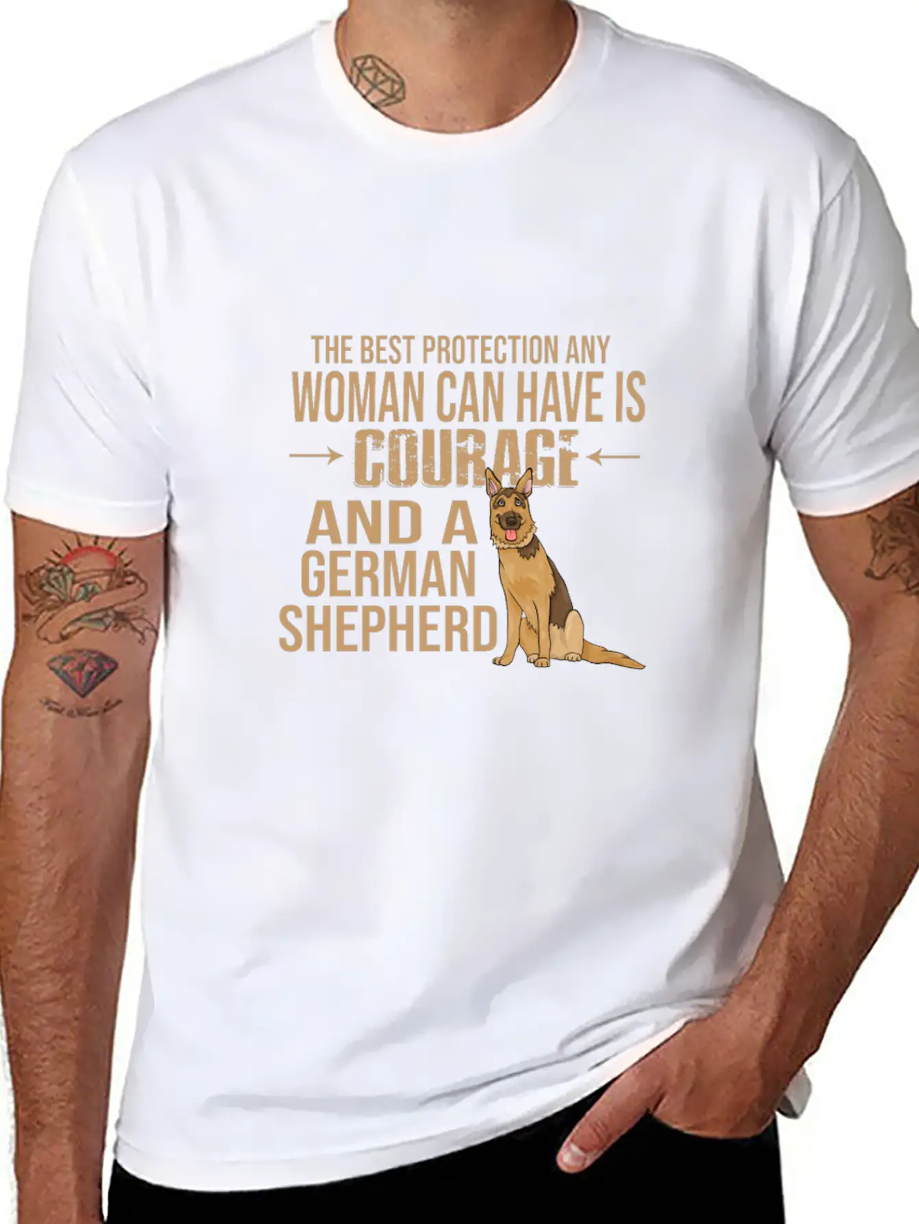 The Best Protection Any Woman Can Have Is Courage Unisex Casual T-Shirt – Clean Design For Daily Comfort