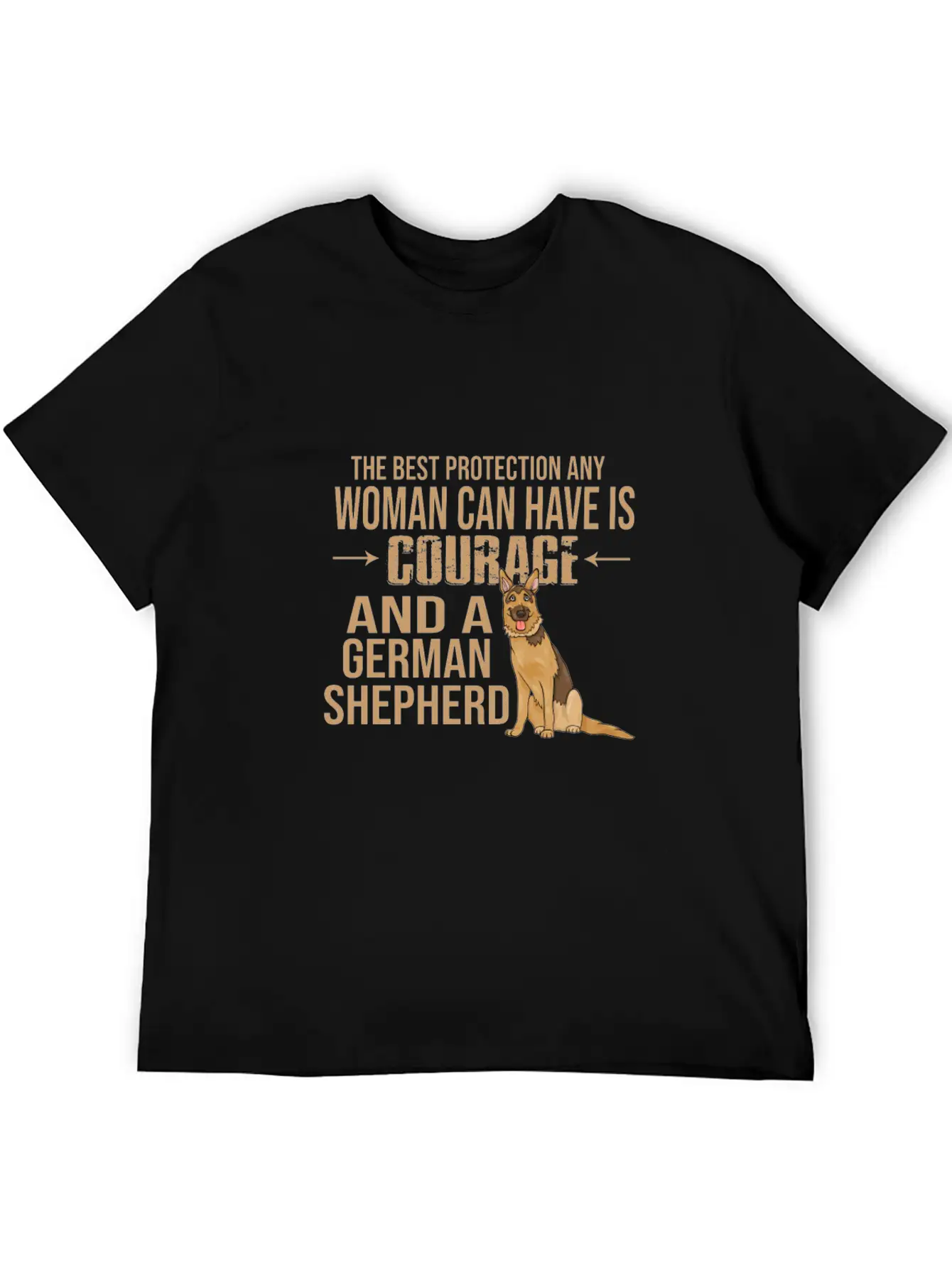 The Best Protection Any Woman Can Have Is Courage Unisex Casual T-Shirt – Clean Design For Daily Comfort