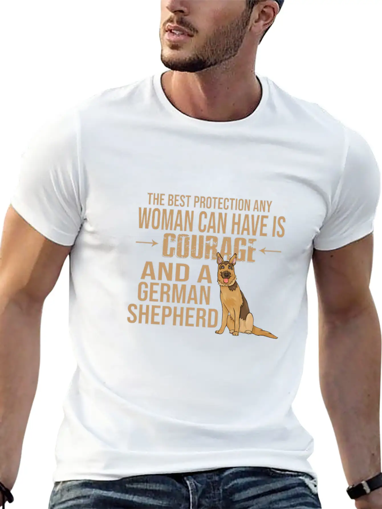 The Best Protection Any Woman Can Have Is Courage Unisex Casual T-Shirt – Clean Design For Daily Comfort