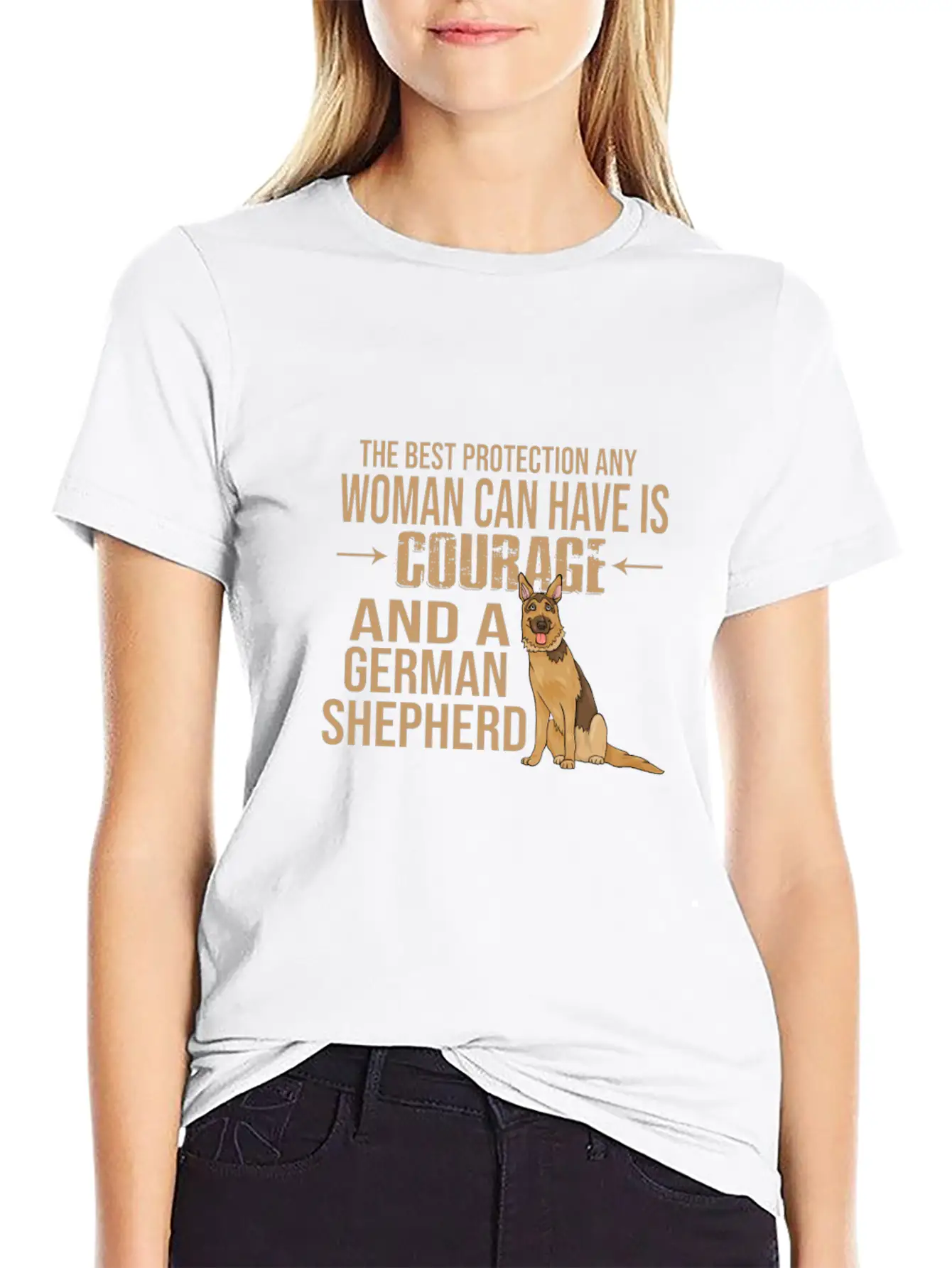 The Best Protection Any Woman Can Have Is Courage Unisex Casual T-Shirt – Clean Design For Daily Comfort