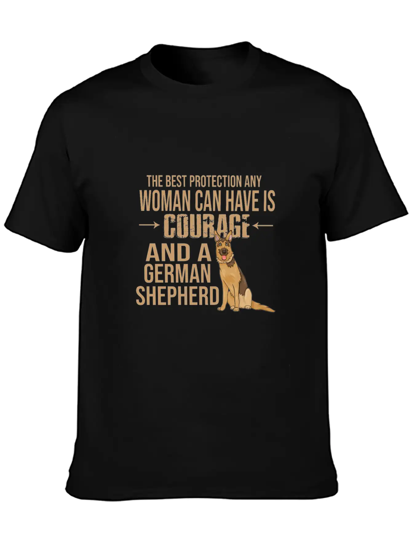 The Best Protection Any Woman Can Have Is Courage Unisex Casual T-Shirt – Clean Design For Daily Comfort