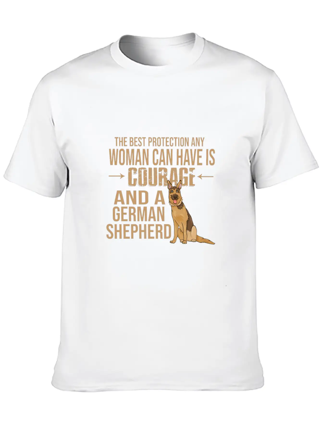 The Best Protection Any Woman Can Have Is Courage Unisex Casual T-Shirt – Clean Design For Daily Comfort