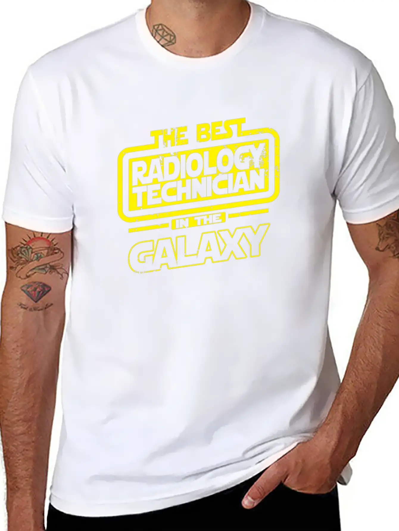 The Best Radiology Technician In The Galaxy Classic Fit Graphic Tee For Daily Comfort – Unisex Cotton Shirt