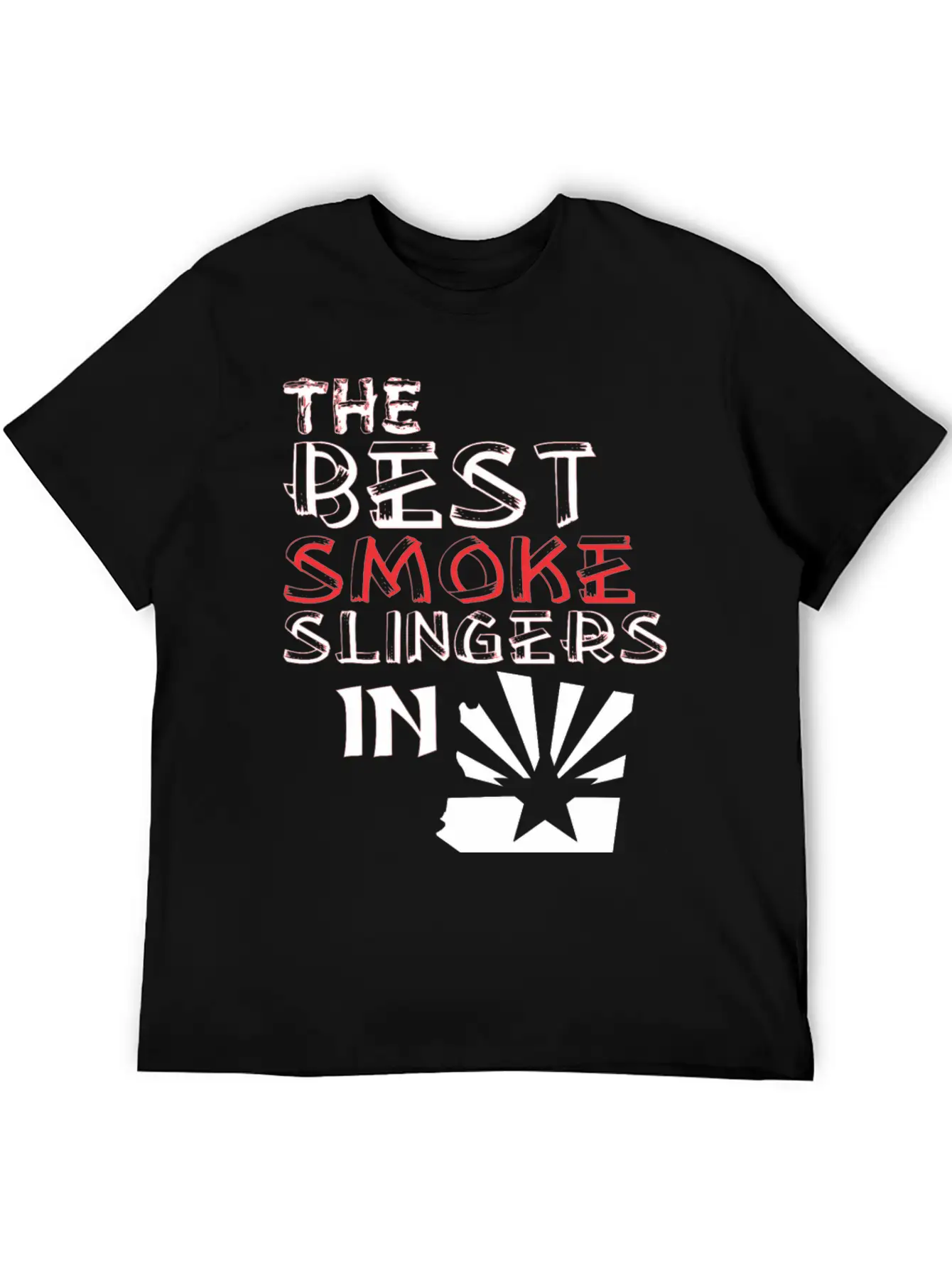 The Best Smoke Slingers In Arizona Barbecue Lightweight Cotton T-Shirt – Daily Comfort Graphic Shirt
