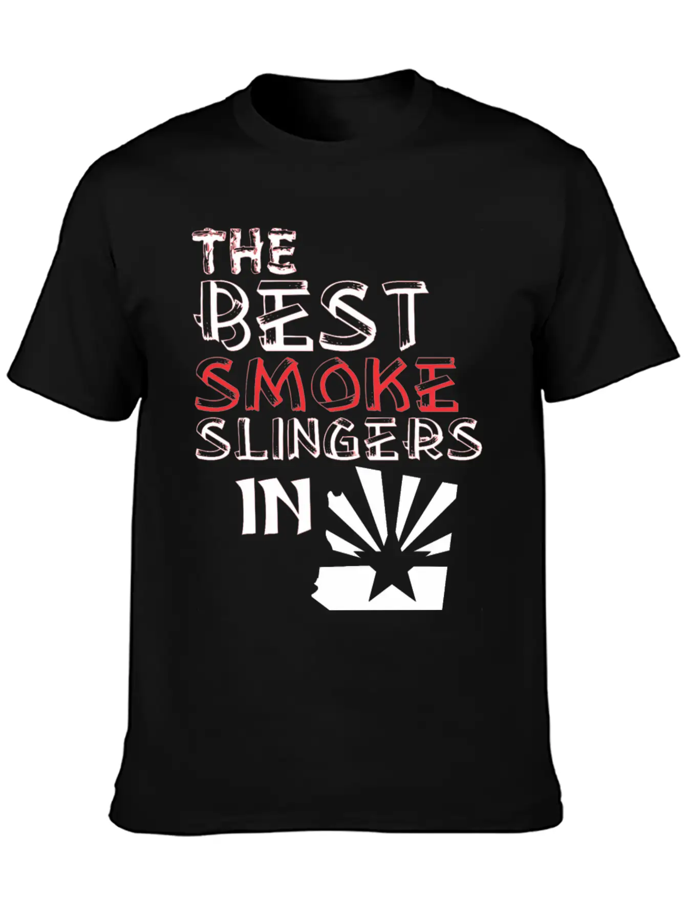 The Best Smoke Slingers In Arizona Barbecue Lightweight Cotton T-Shirt – Daily Comfort Graphic Shirt