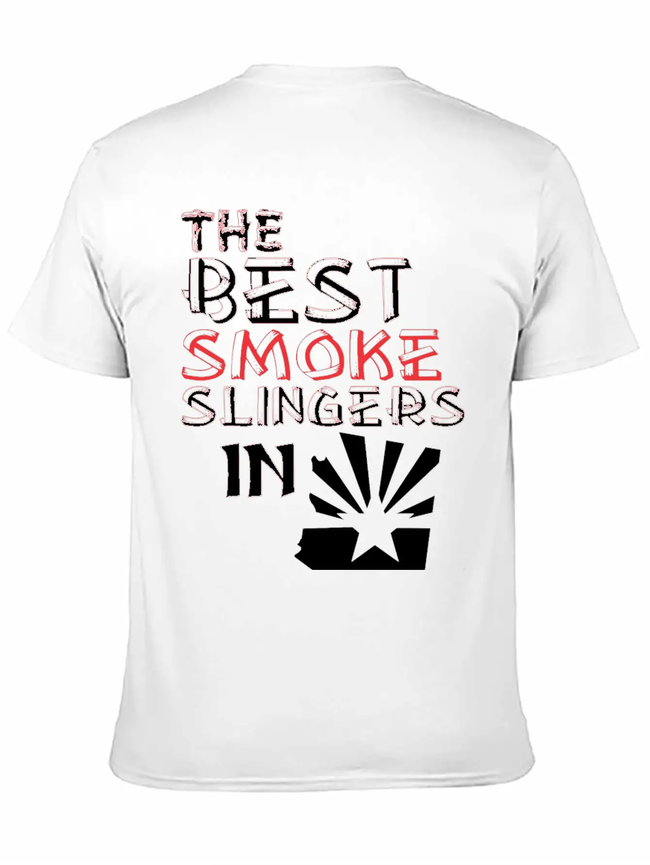 The Best Smoke Slingers In Arizona Barbecue Lightweight Cotton T-Shirt – Daily Comfort Graphic Shirt