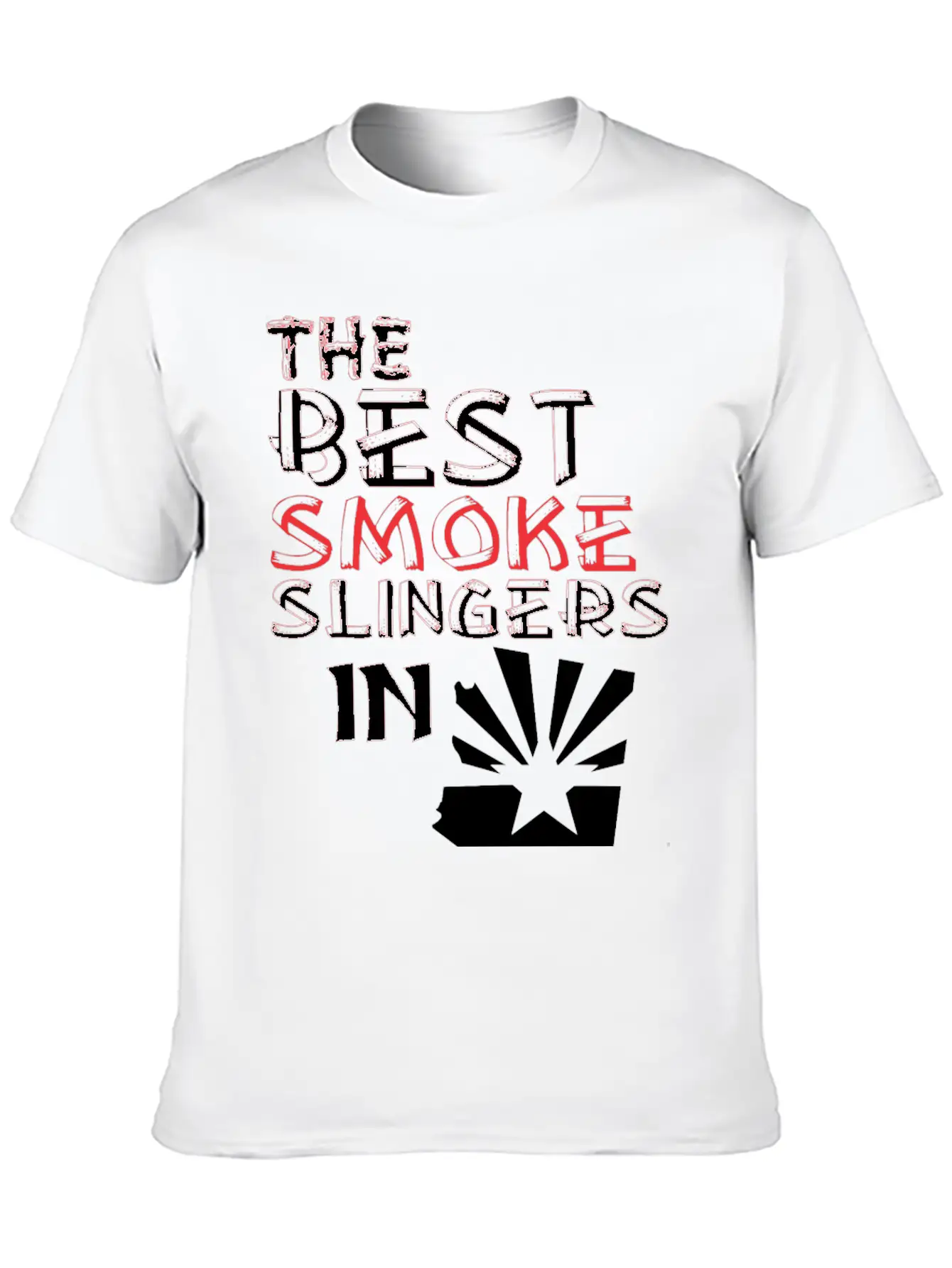 The Best Smoke Slingers In Arizona Barbecue Lightweight Cotton T-Shirt – Daily Comfort Graphic Shirt