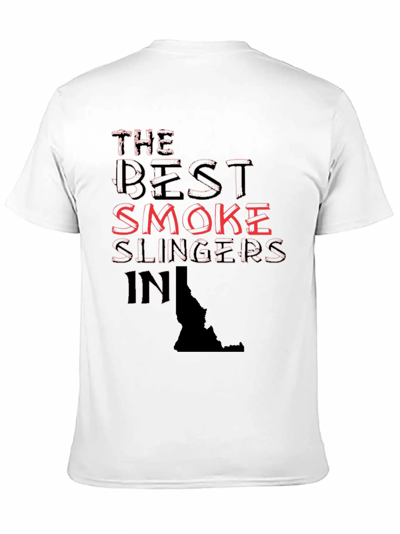 The Best Smoke Slingers In Idaho Barbecue Lightweight Cotton T-Shirt – Daily Comfort Graphic Shirt