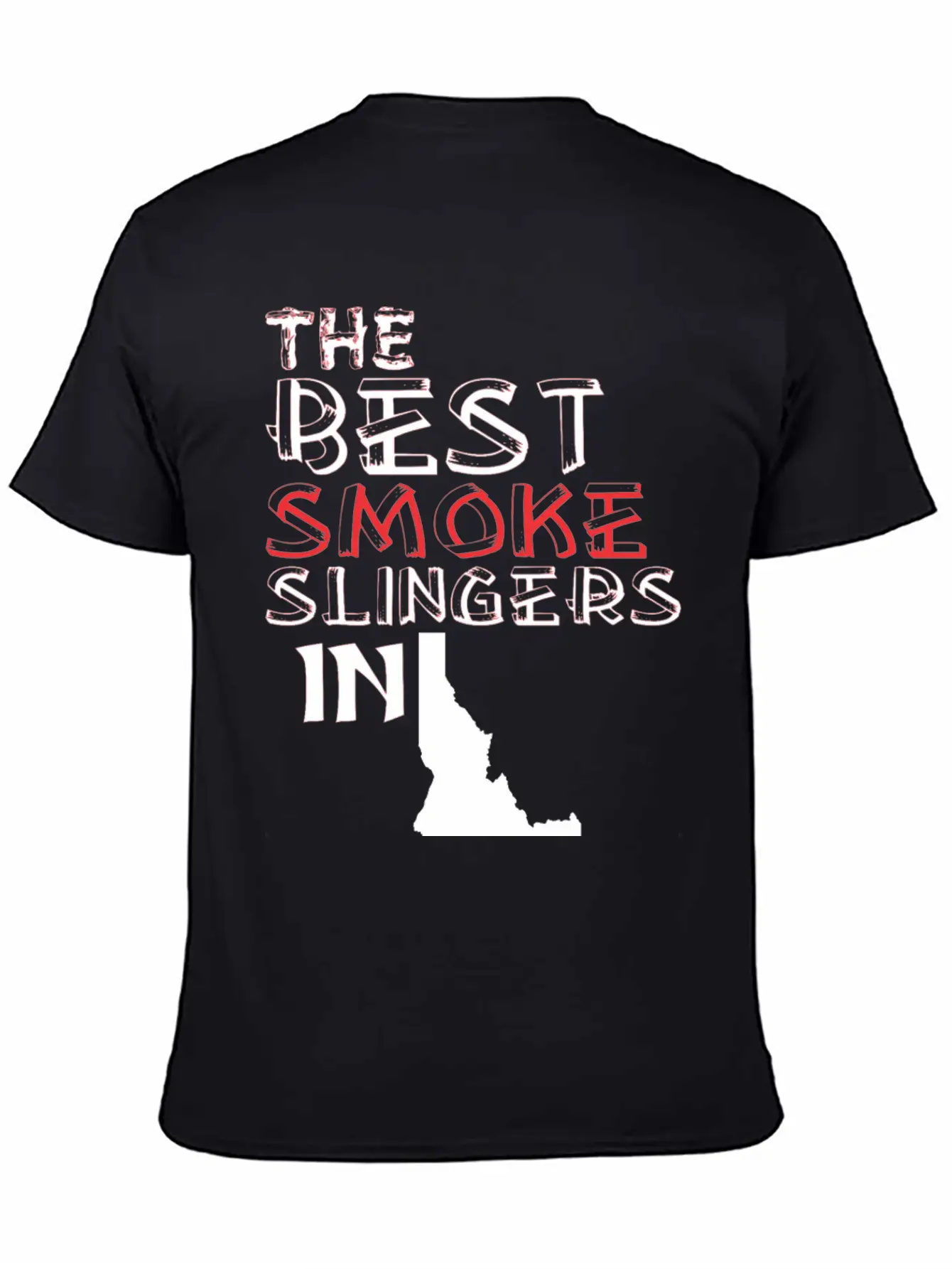 The Best Smoke Slingers In Idaho Barbecue Lightweight Cotton T-Shirt – Daily Comfort Graphic Shirt