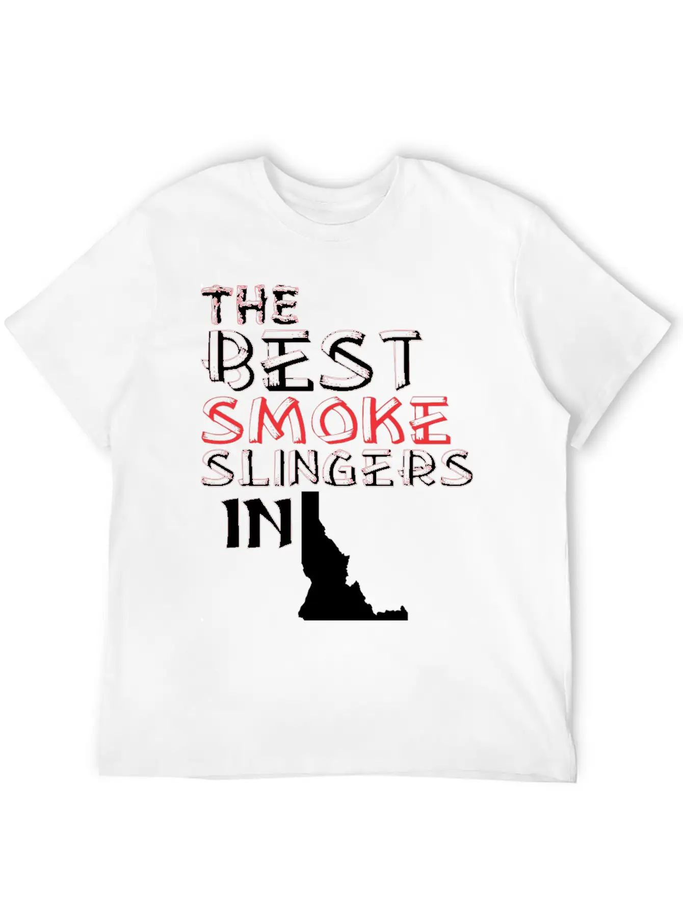 The Best Smoke Slingers In Idaho Barbecue Lightweight Cotton T-Shirt – Daily Comfort Graphic Shirt
