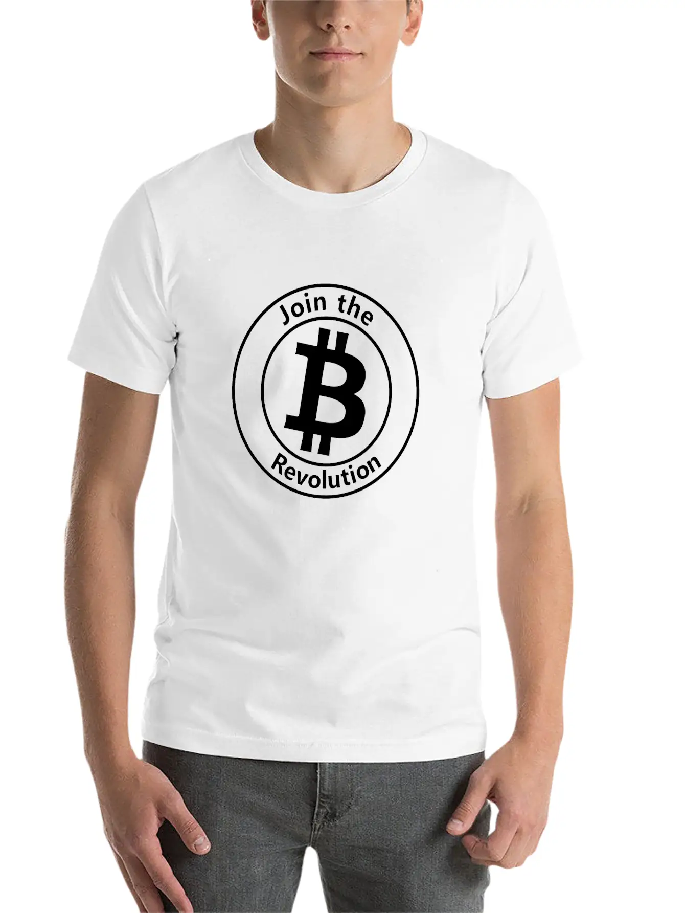 The Bitcoin Revolution Classic Fit Graphic Tee For Daily Comfort – Unisex Cotton Shirt