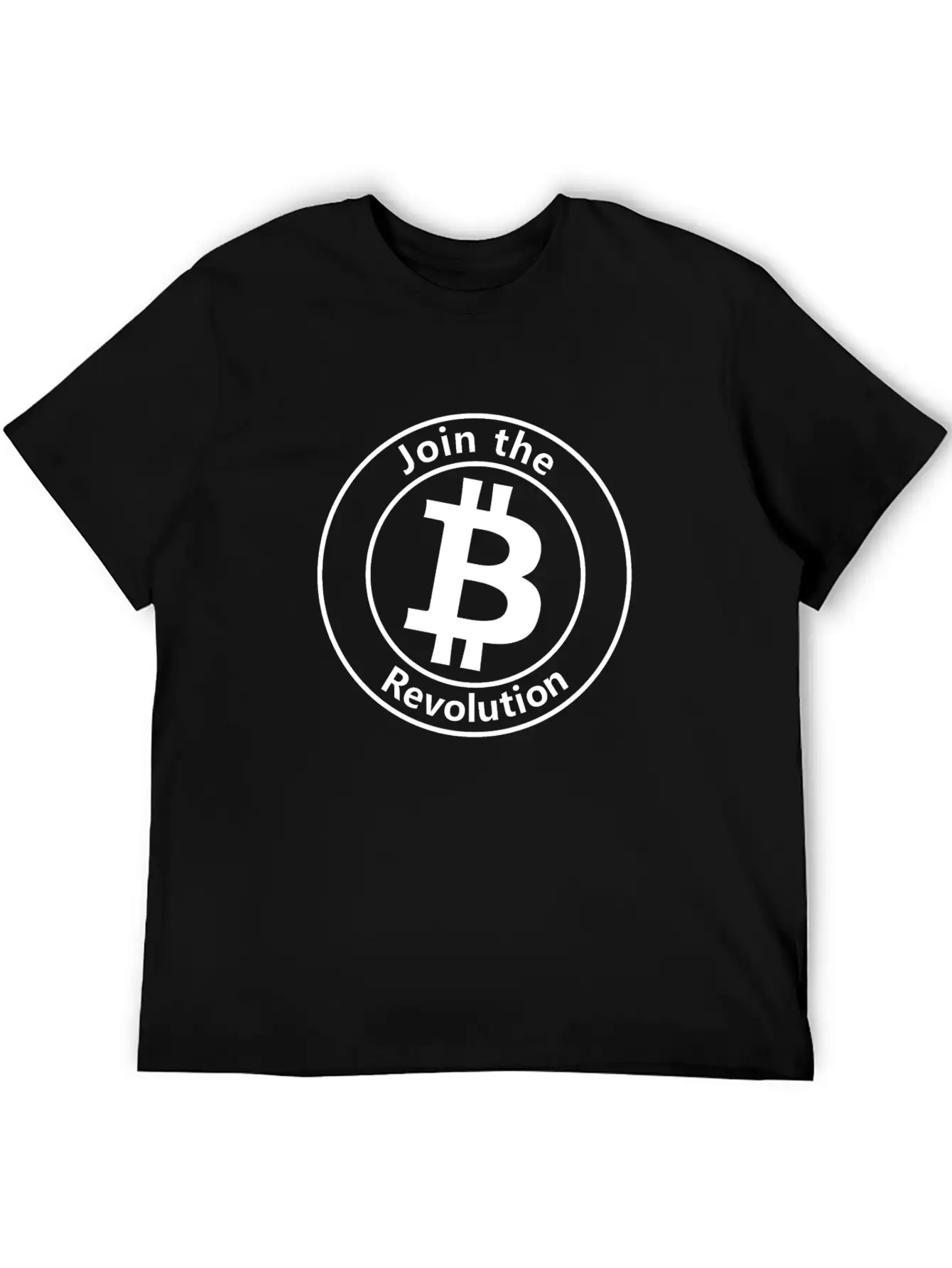 The Bitcoin Revolution Classic Fit Graphic Tee For Daily Comfort – Unisex Cotton Shirt