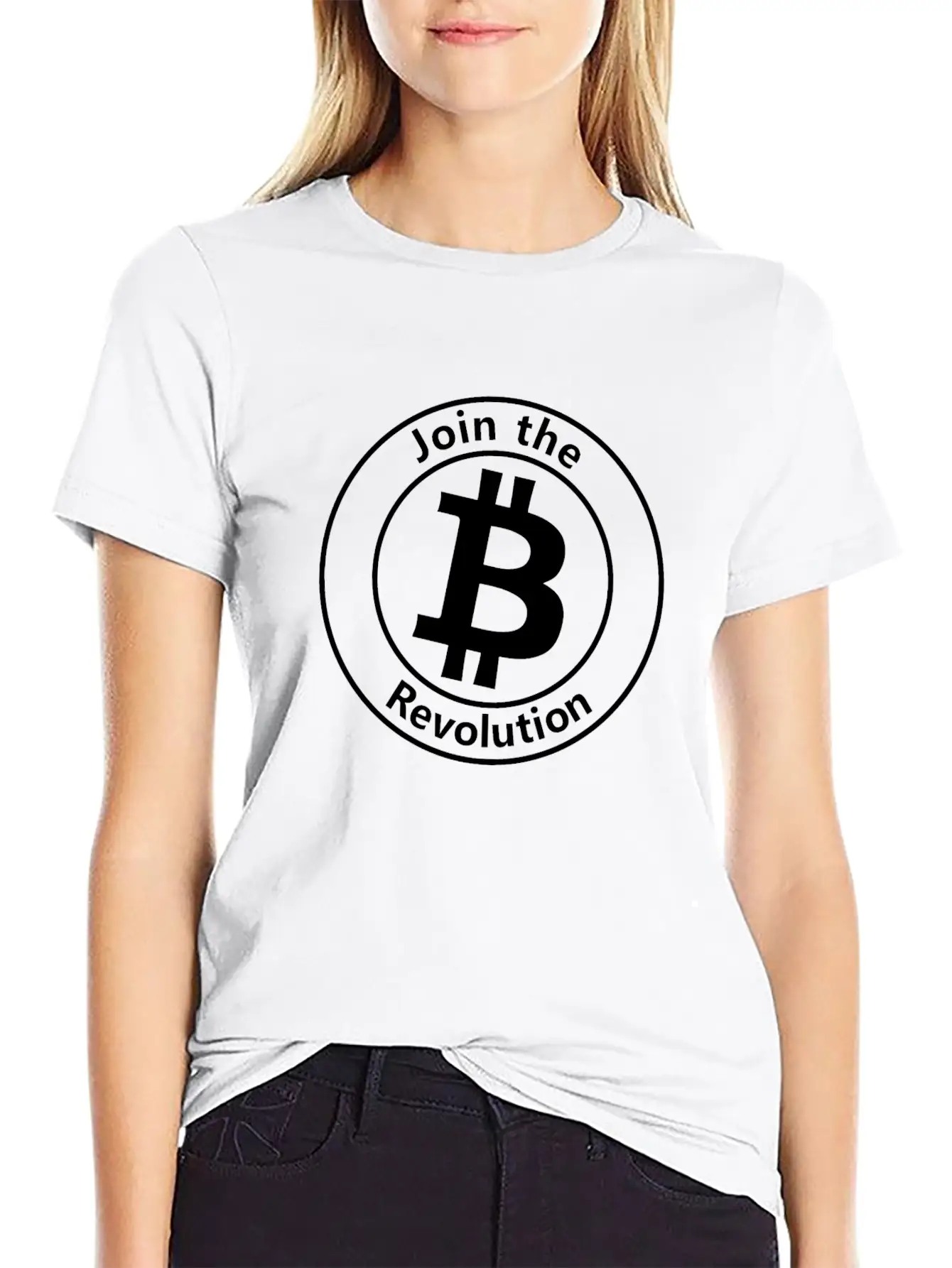 The Bitcoin Revolution Classic Fit Graphic Tee For Daily Comfort – Unisex Cotton Shirt