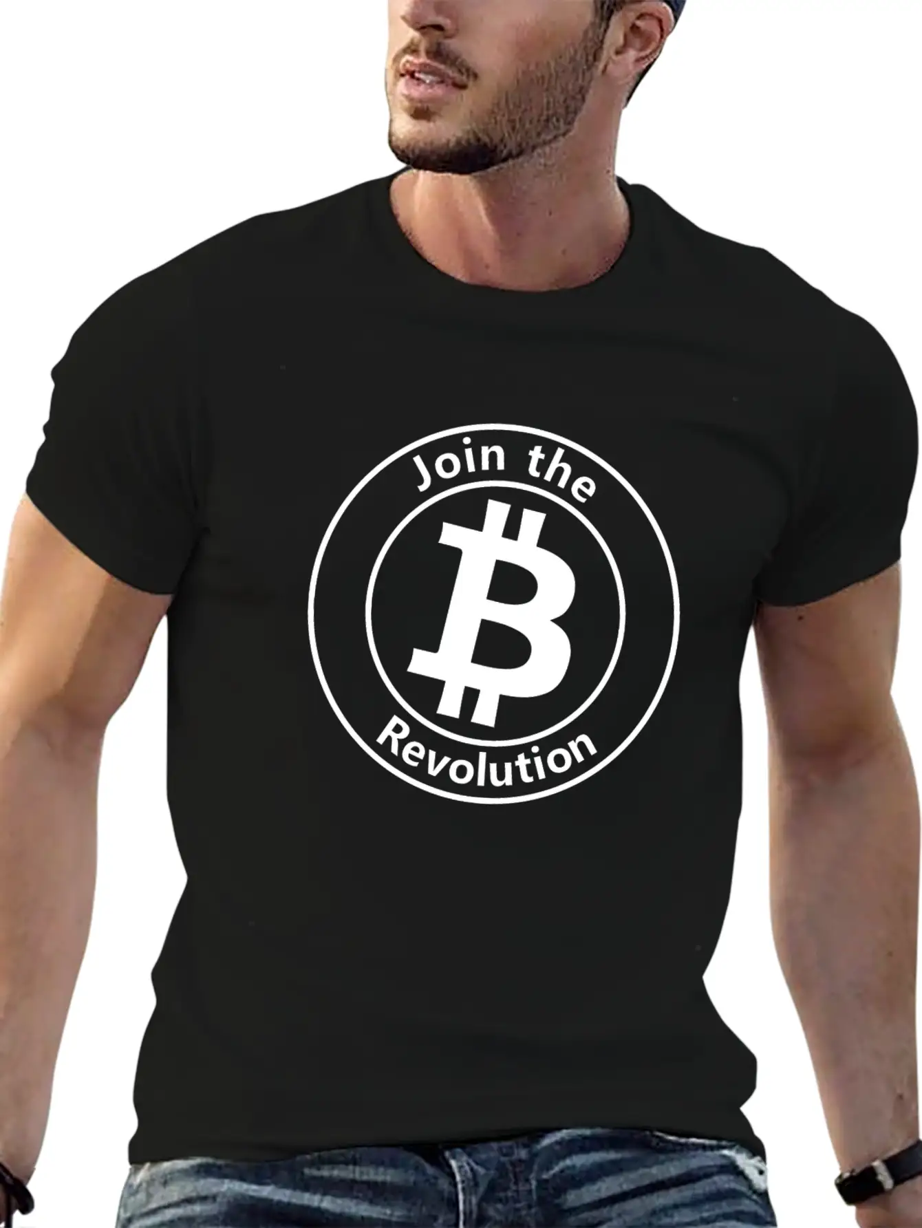 The Bitcoin Revolution Classic Fit Graphic Tee For Daily Comfort – Unisex Cotton Shirt