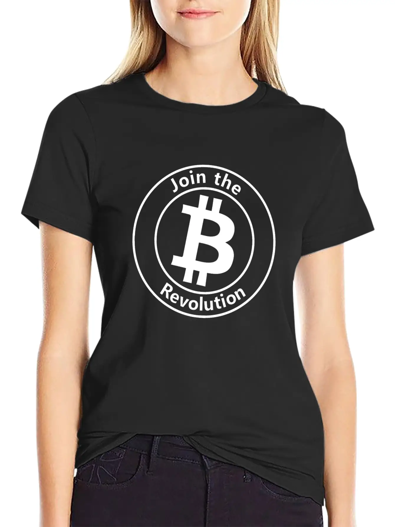 The Bitcoin Revolution Classic Fit Graphic Tee For Daily Comfort – Unisex Cotton Shirt