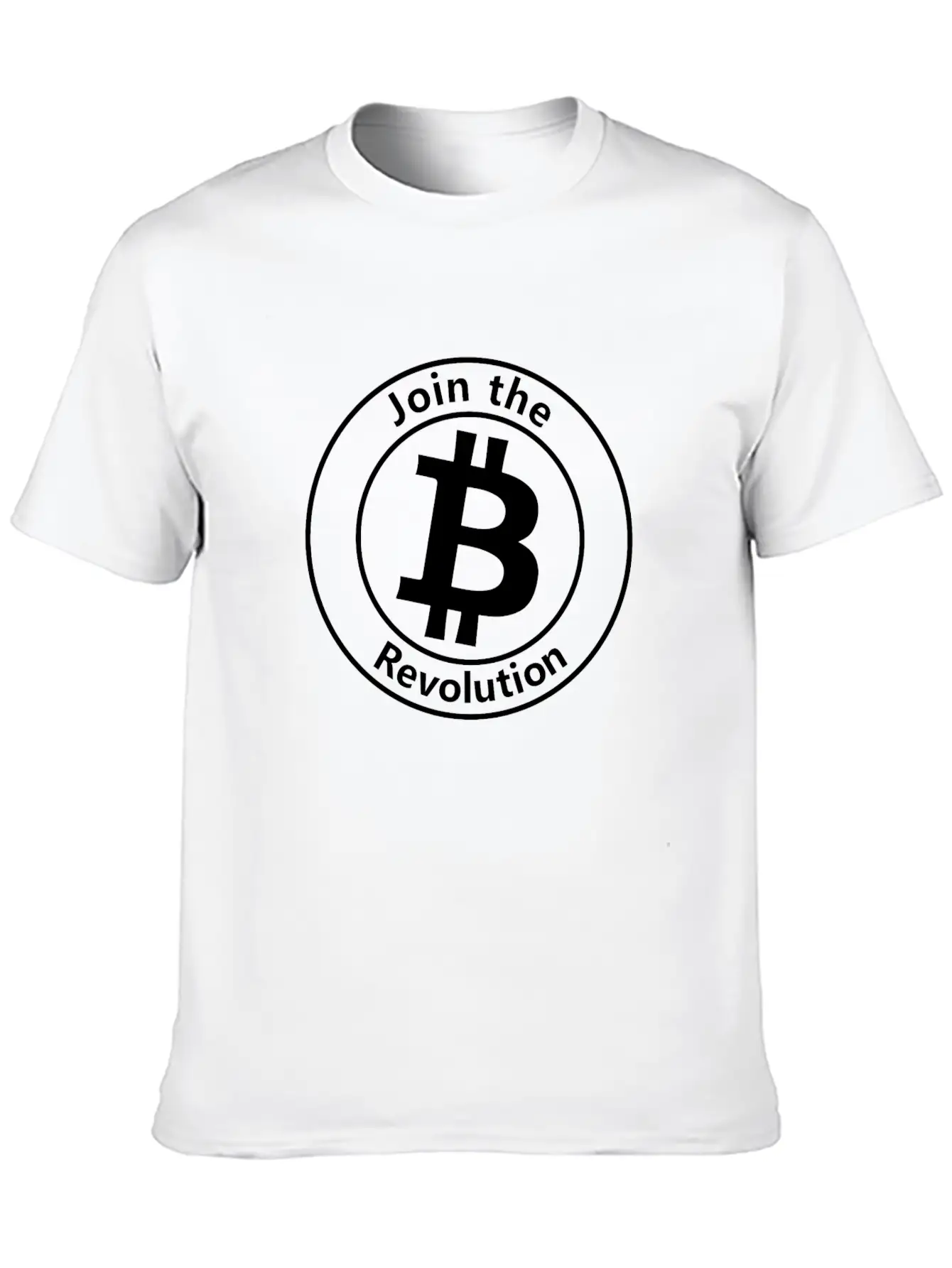 The Bitcoin Revolution Classic Fit Graphic Tee For Daily Comfort – Unisex Cotton Shirt