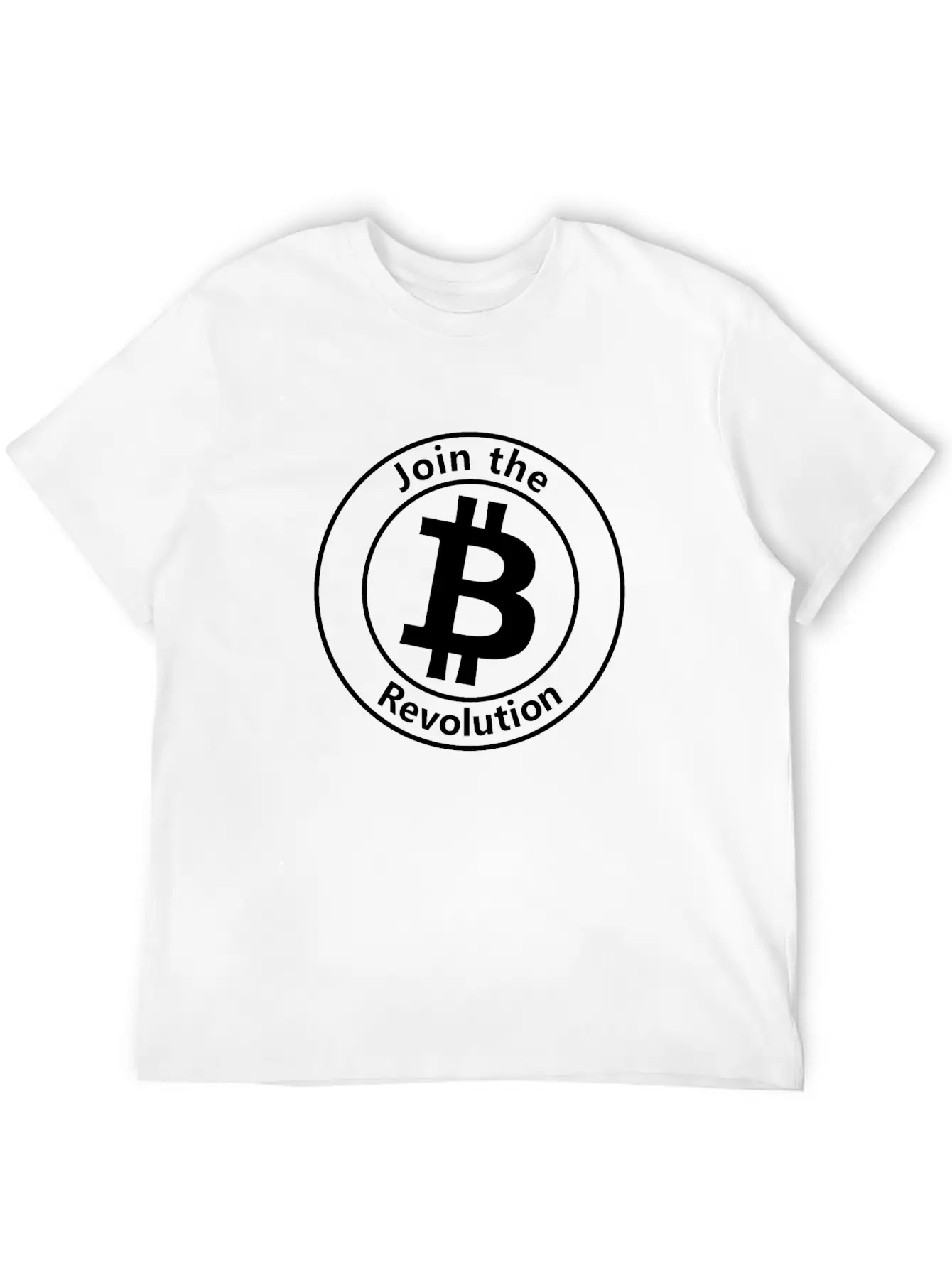 The Bitcoin Revolution Classic Fit Graphic Tee For Daily Comfort – Unisex Cotton Shirt