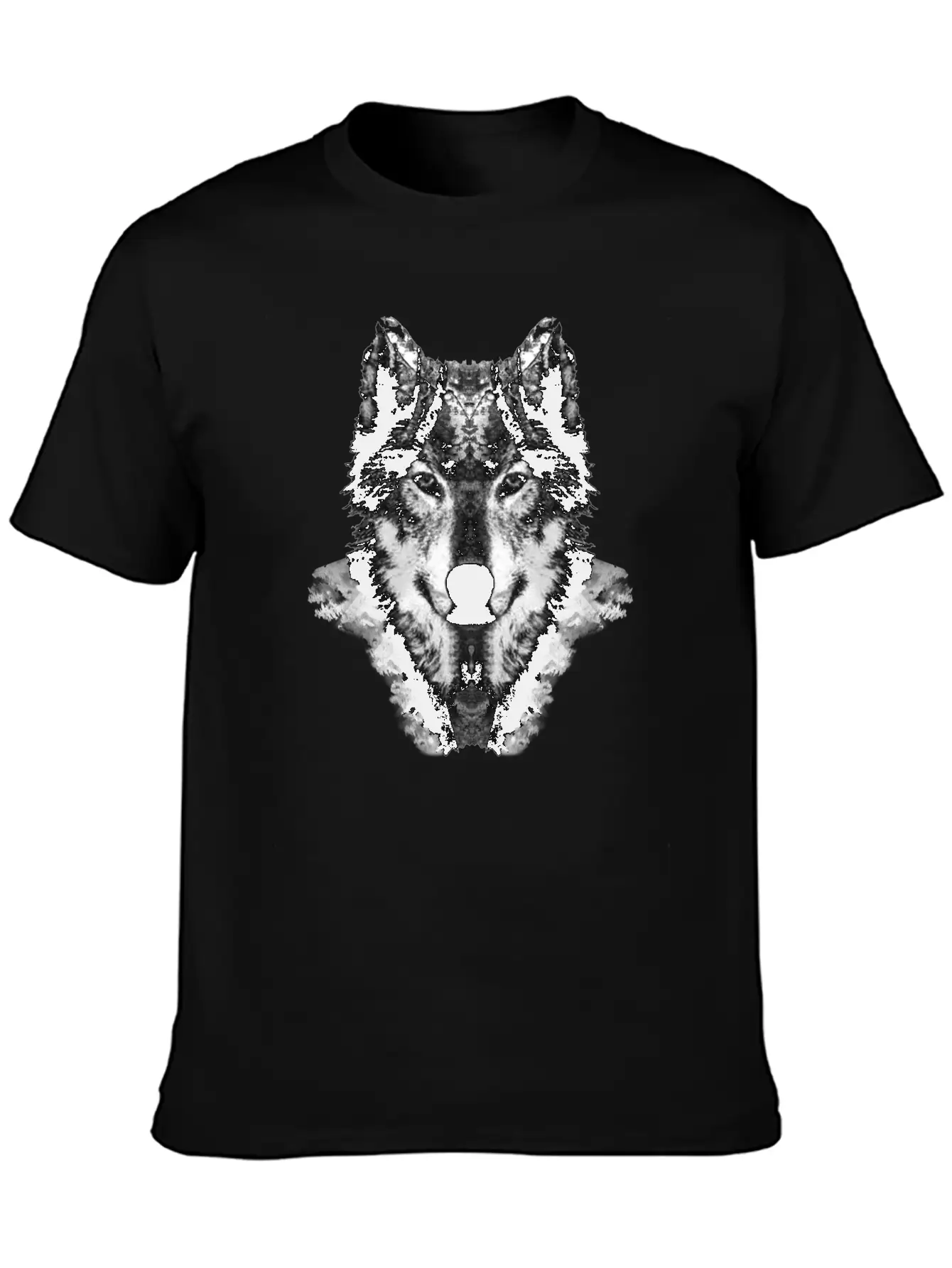 The Black Forest Wolf Hea Relaxed Everyday Tee – Lightweight And Durable Cotton