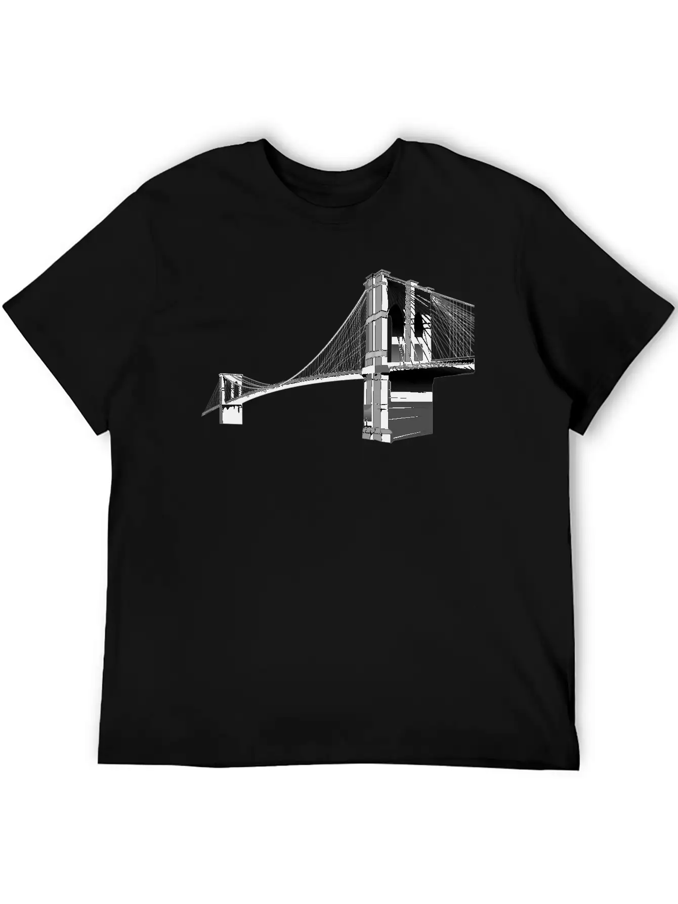 The Brooklyn Bridge Basic Graphic T-Shirt – Daily Comfort In Soft Cotton