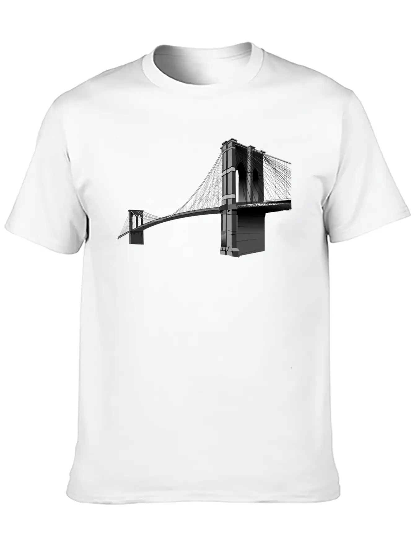 The Brooklyn Bridge Basic Graphic T-Shirt – Daily Comfort In Soft Cotton